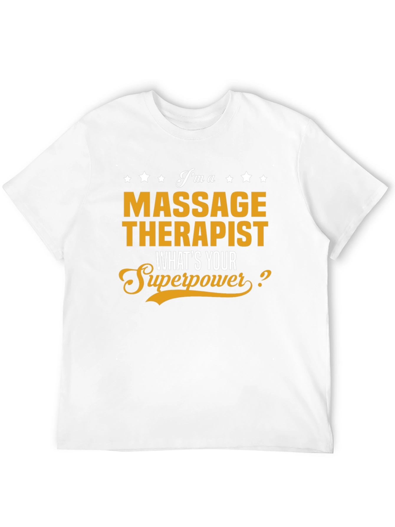 Massage Therapist Superpower Graphic T-Shirt