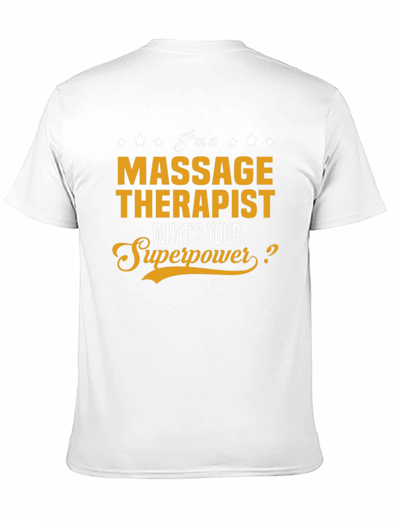 Massage Therapist Superpower Graphic T-Shirt