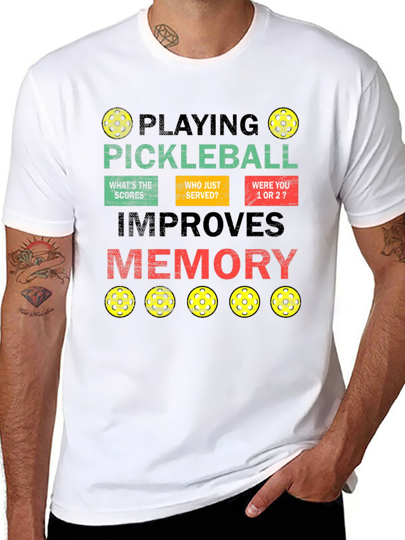 Pickleball Improves Memory T-Shirt