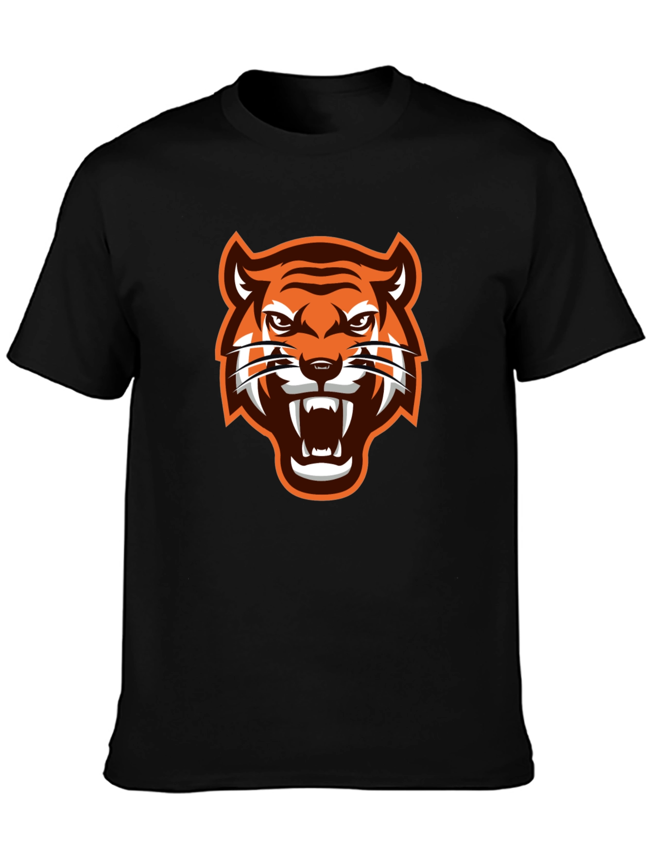 Tiger Graphic Black T-Shirt - Fierce and Stylish