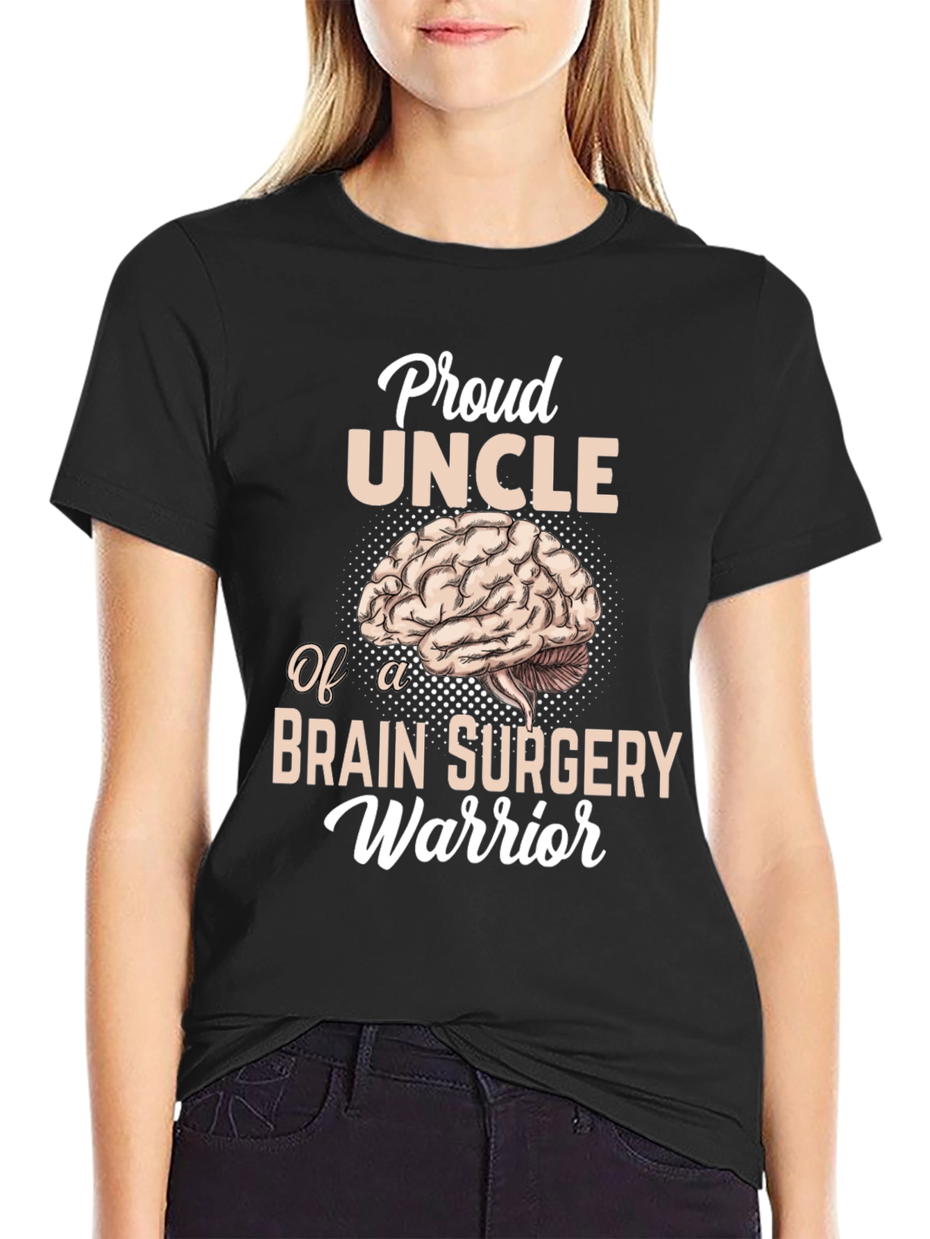 Proud Uncle Brain Surgery Warrior T-Shirt