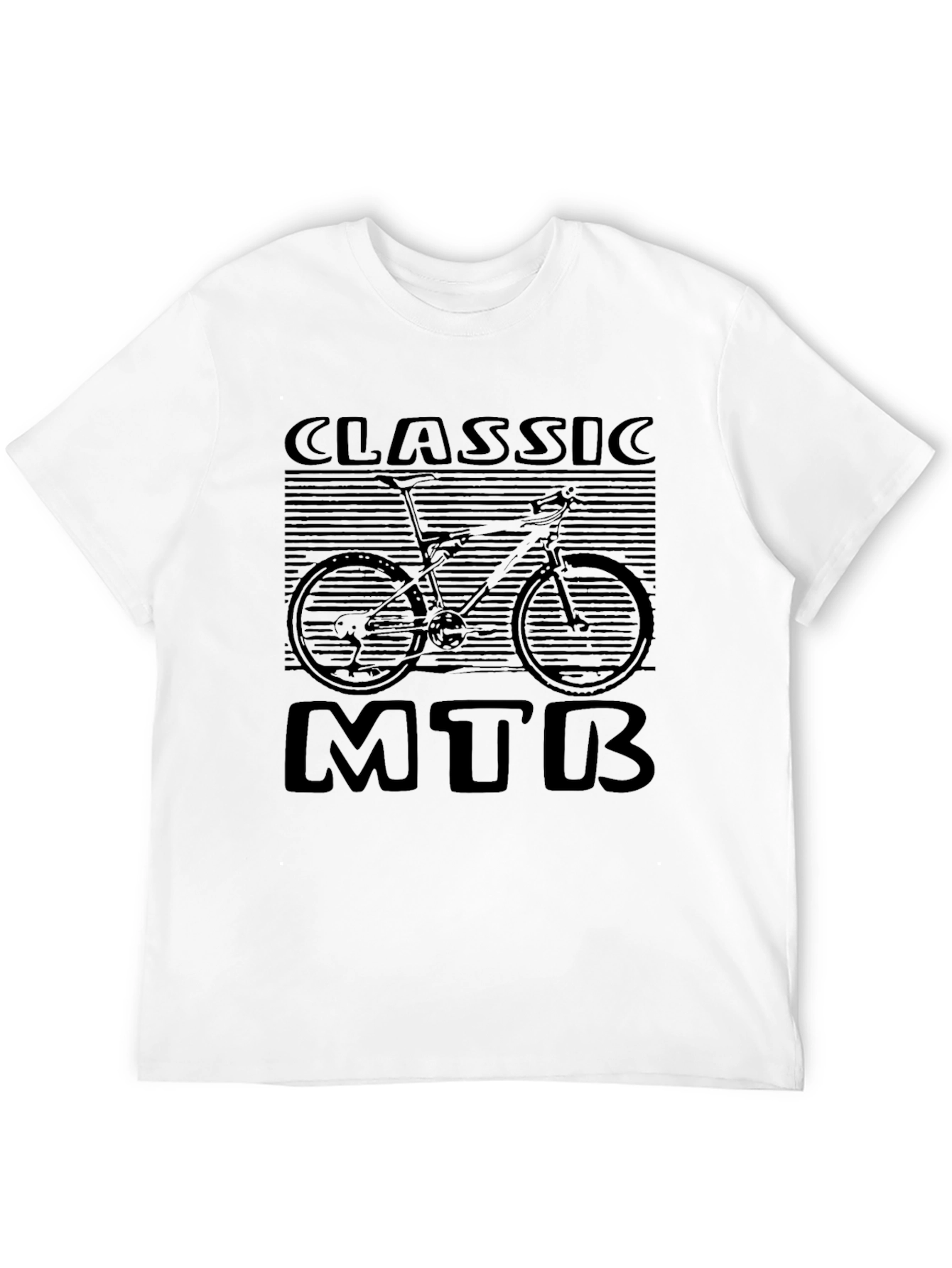 Classic MTB Graphic T-Shirt - Mountain Bike Design