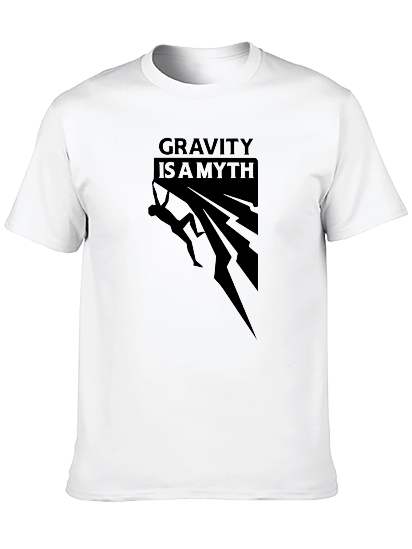 Gravity is a Myth Rock Climbing T-Shirt