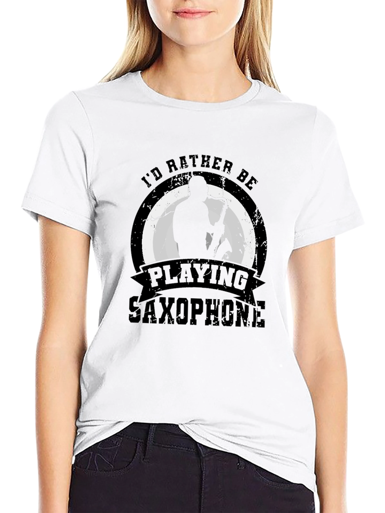 Id Rather Be Playing Saxophone T-Shirt