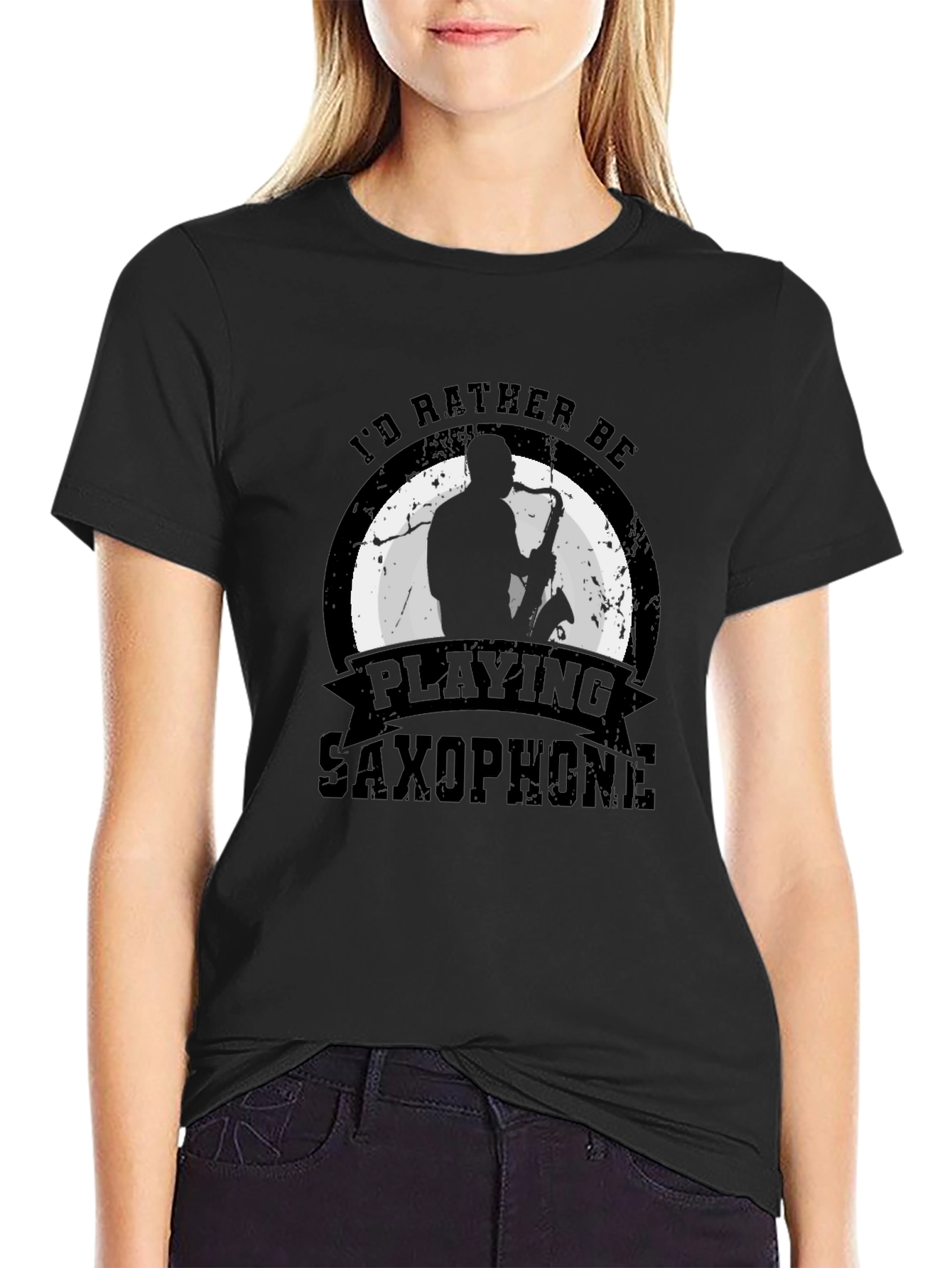 Id Rather Be Playing Saxophone T-Shirt