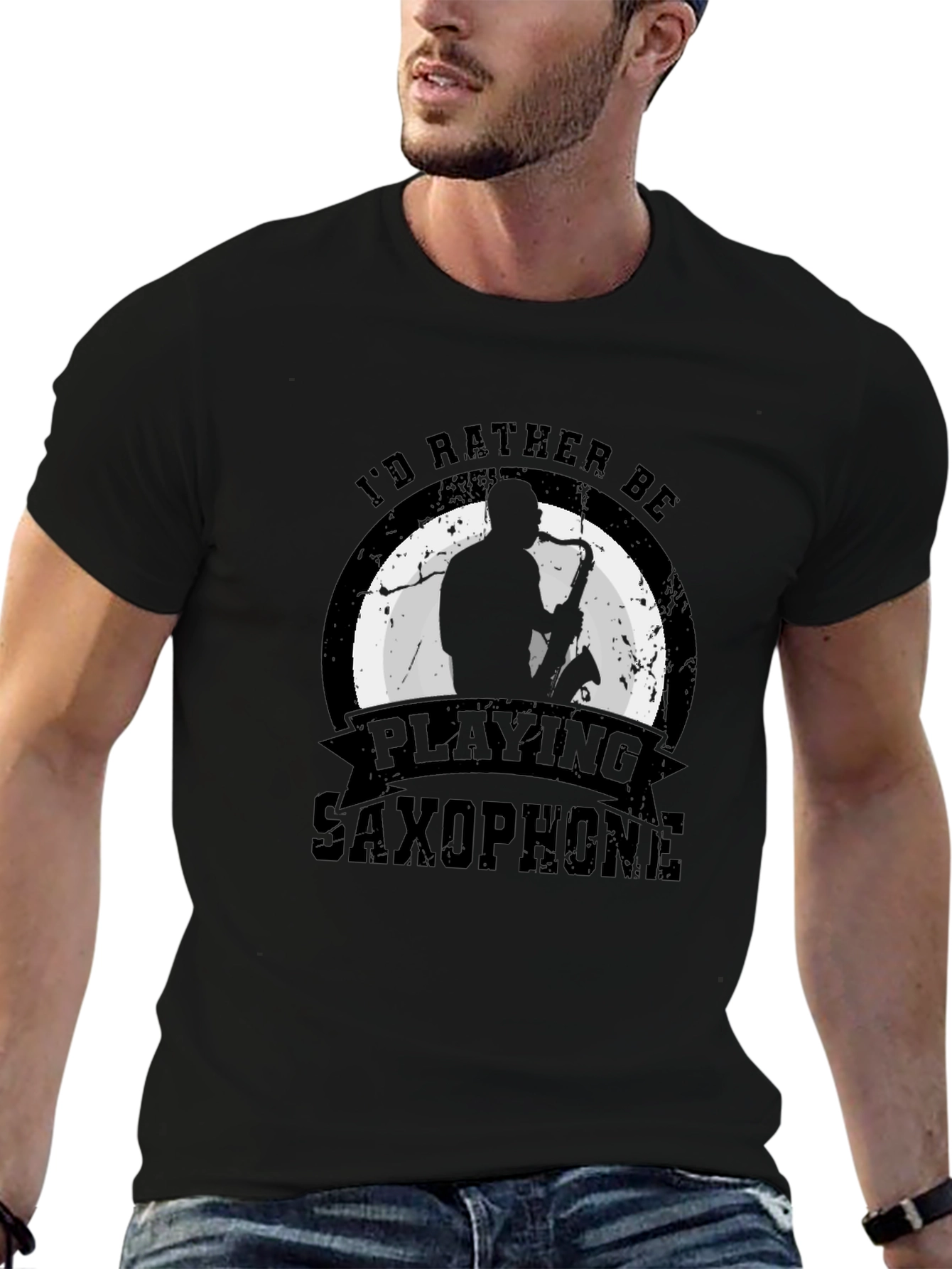 Id Rather Be Playing Saxophone T-Shirt