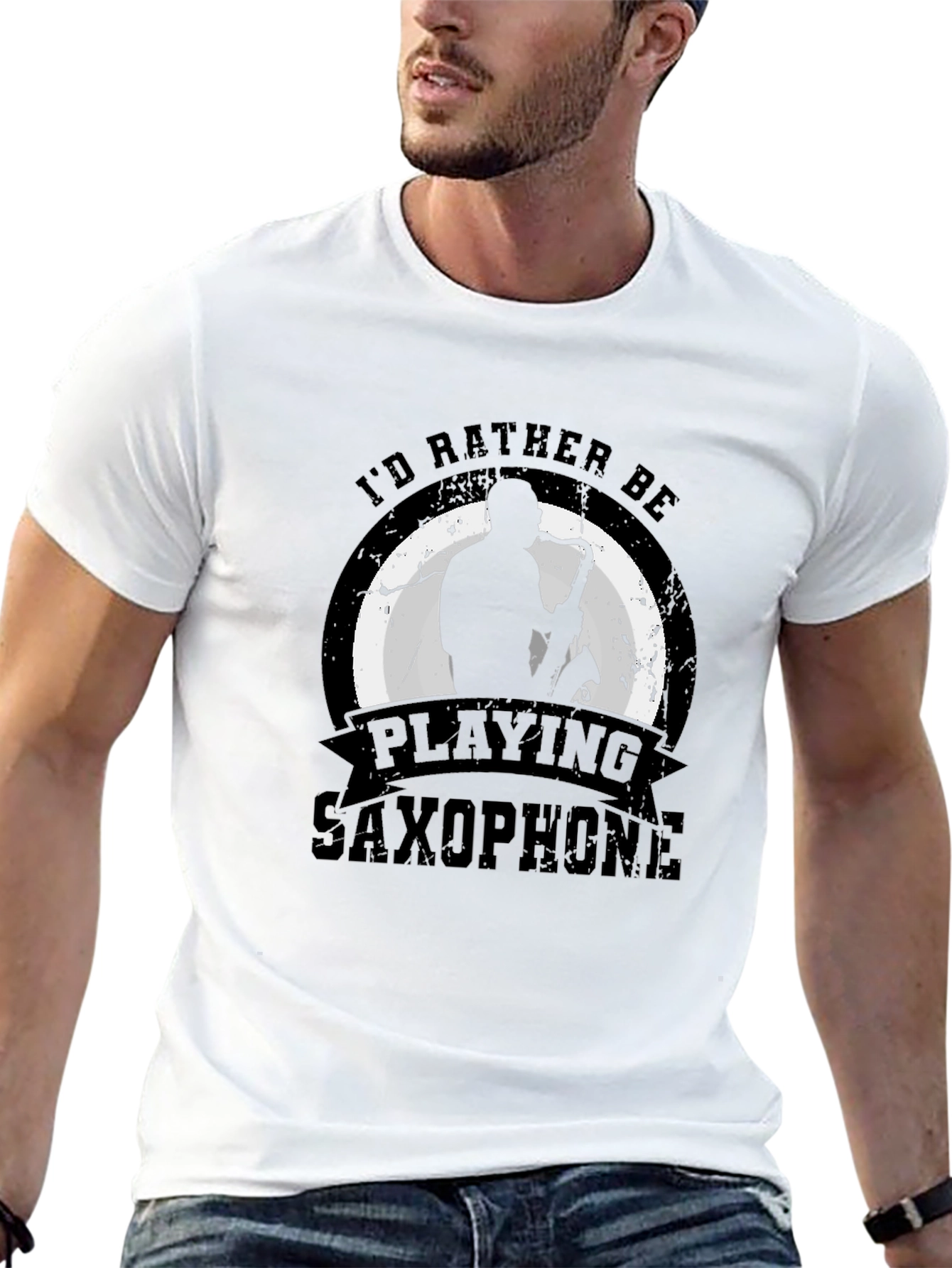 Id Rather Be Playing Saxophone T-Shirt