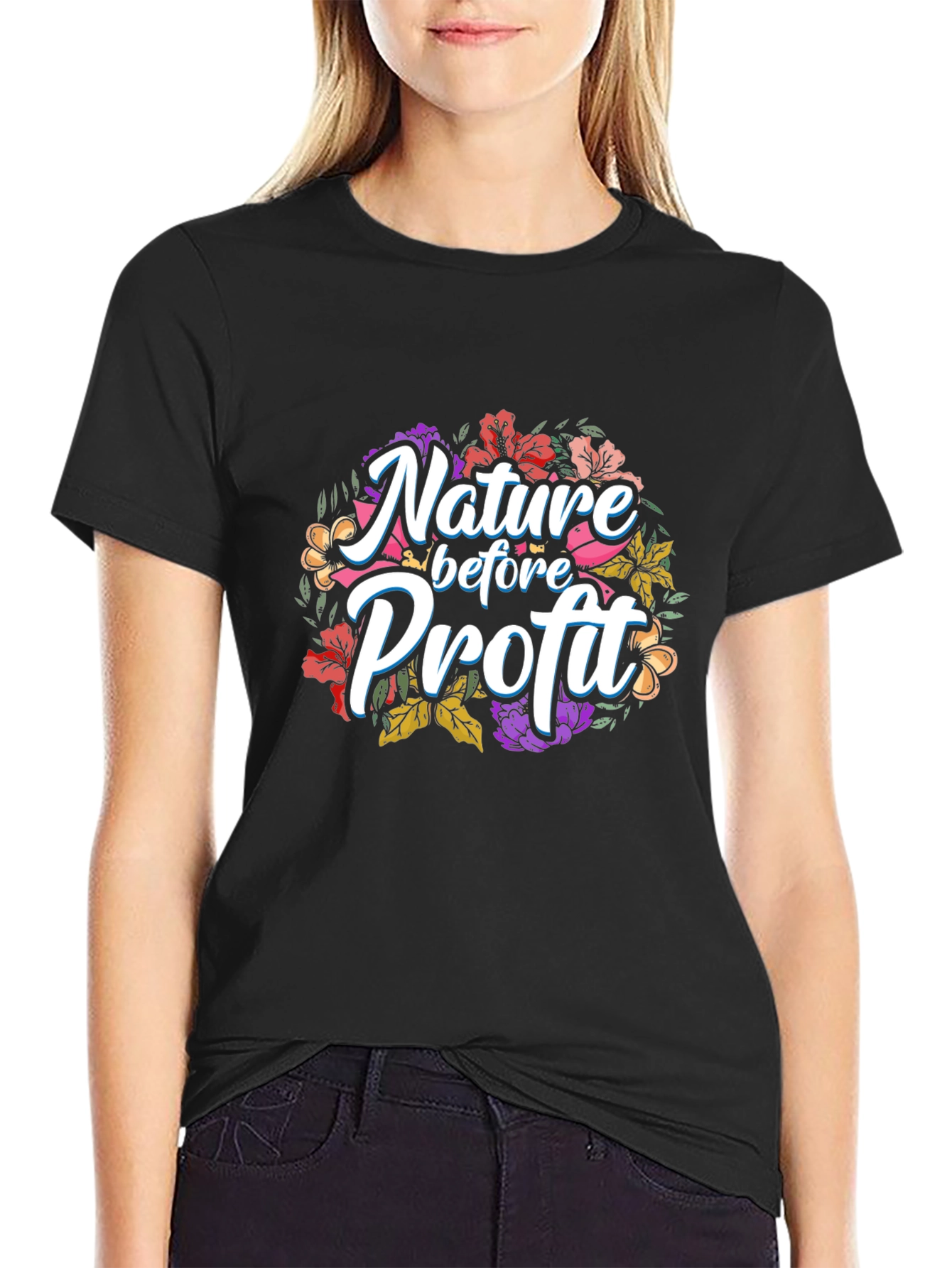 Nature Before Profit Graphic T-Shirt