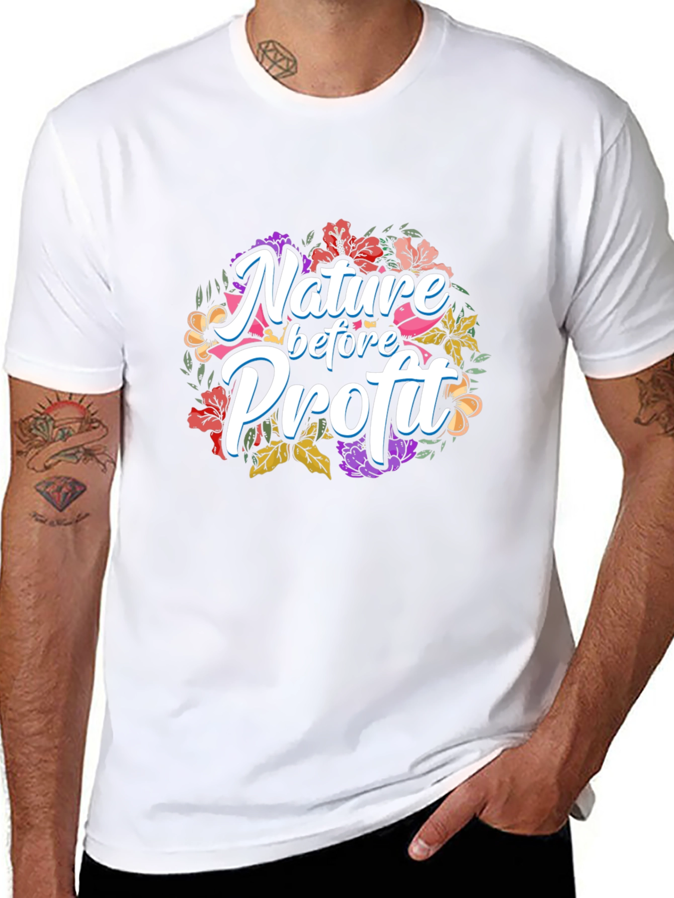 Nature Before Profit Graphic T-Shirt