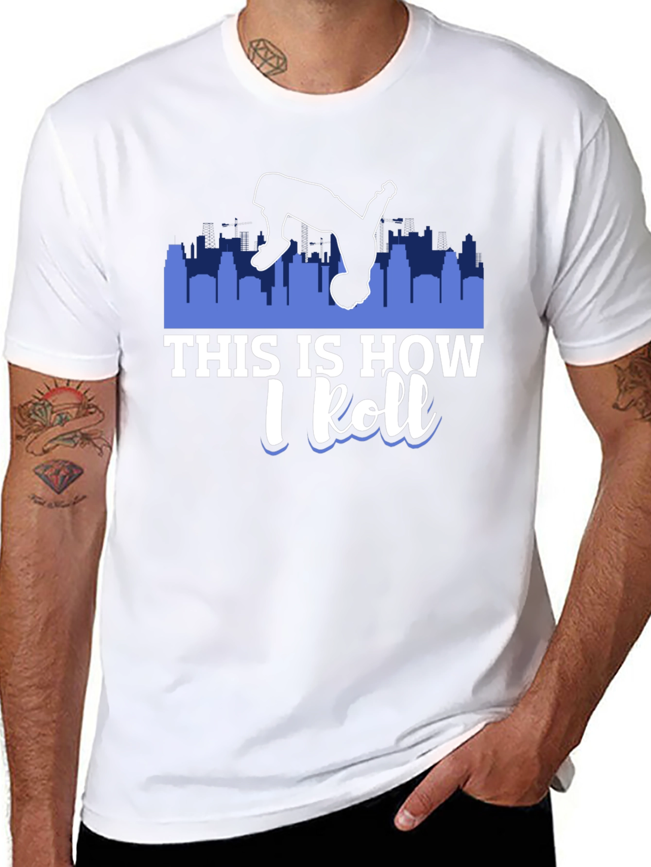 This Is How I Roll Black T-Shirt