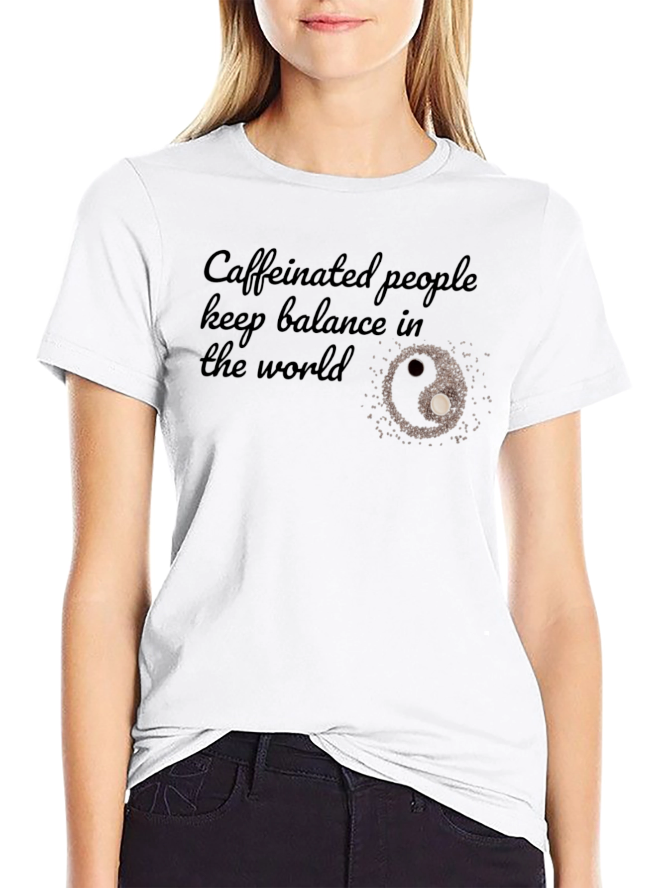 Caffeinated People Balance T-Shirt