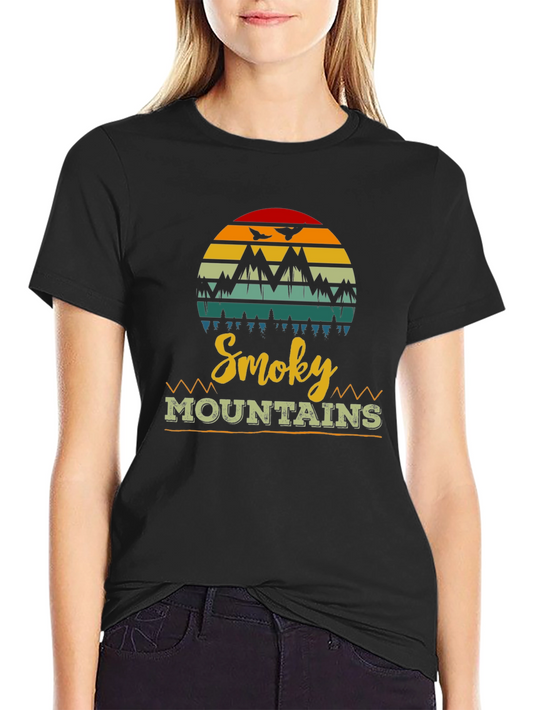 Smoky Mountains Graphic Tee - Vintage Style
