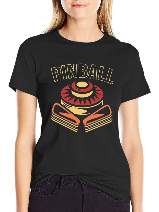Retro Pinball Machine Graphic T-Shirt