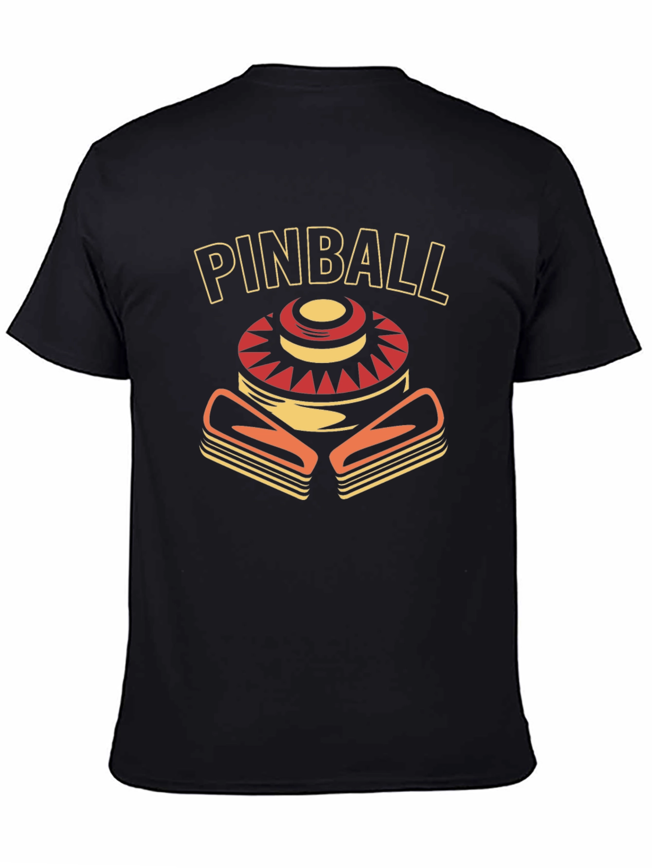 Retro Pinball Machine Graphic T-Shirt