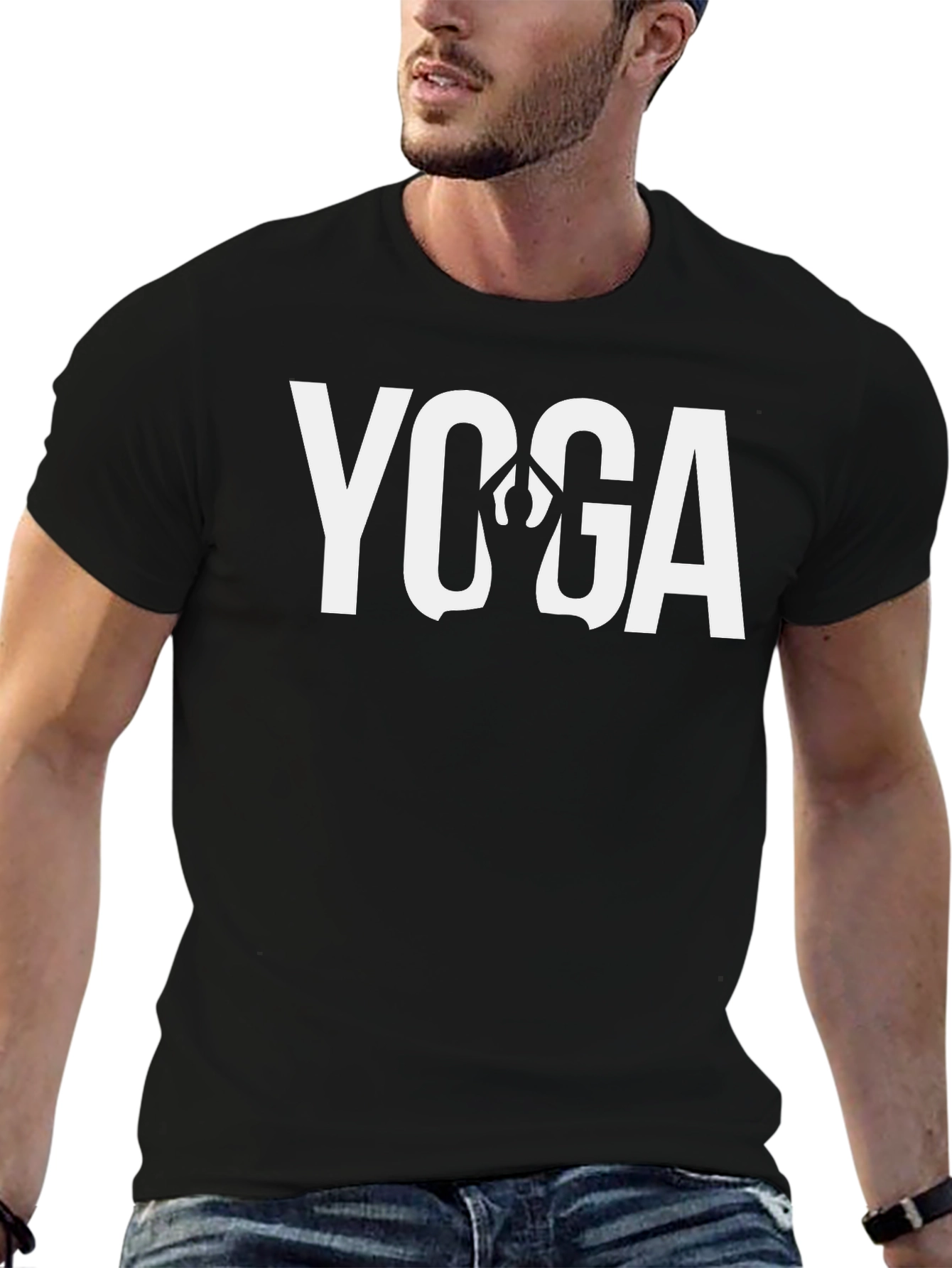 Yoga Pose Graphic T-Shirt