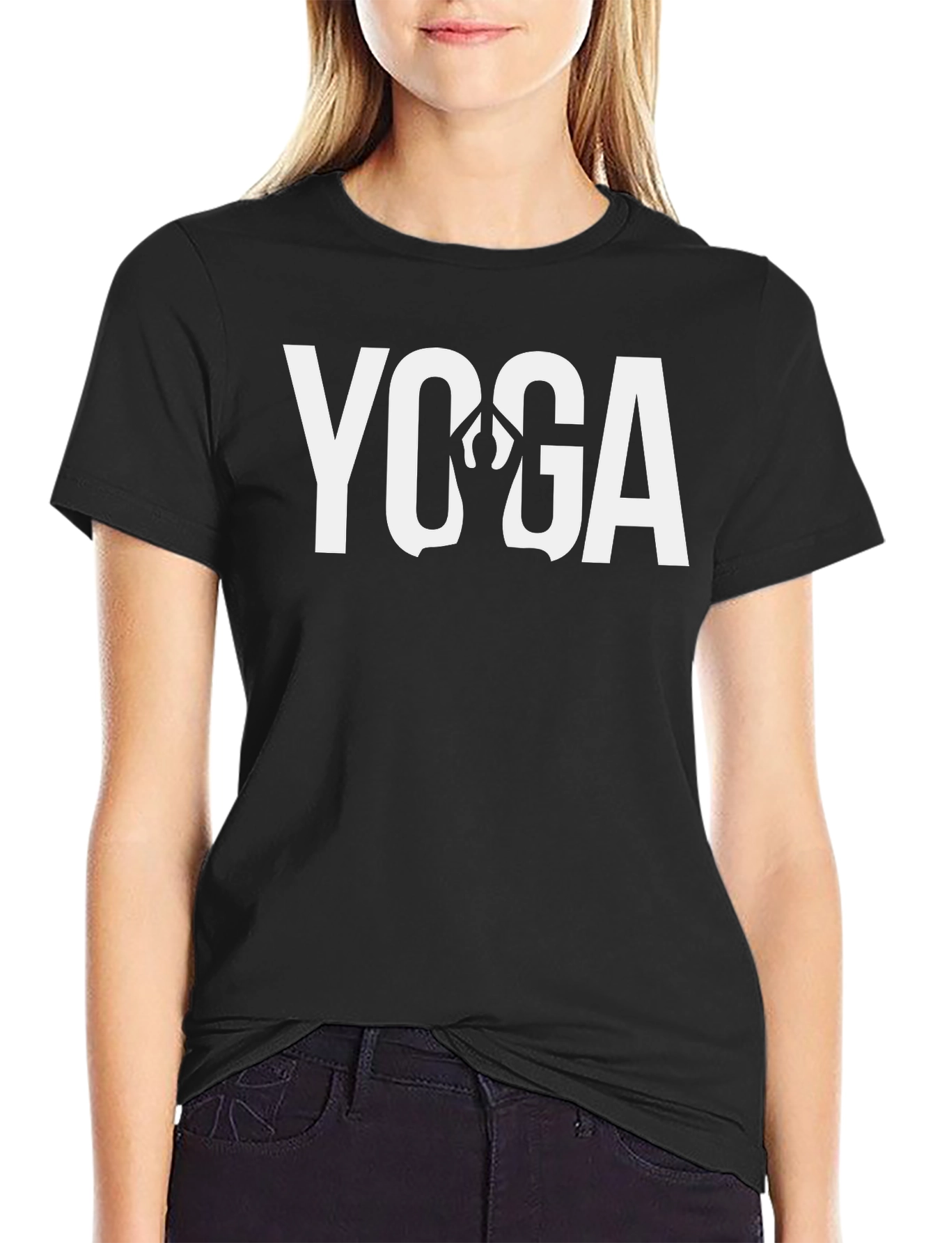 Yoga Pose Graphic T-Shirt