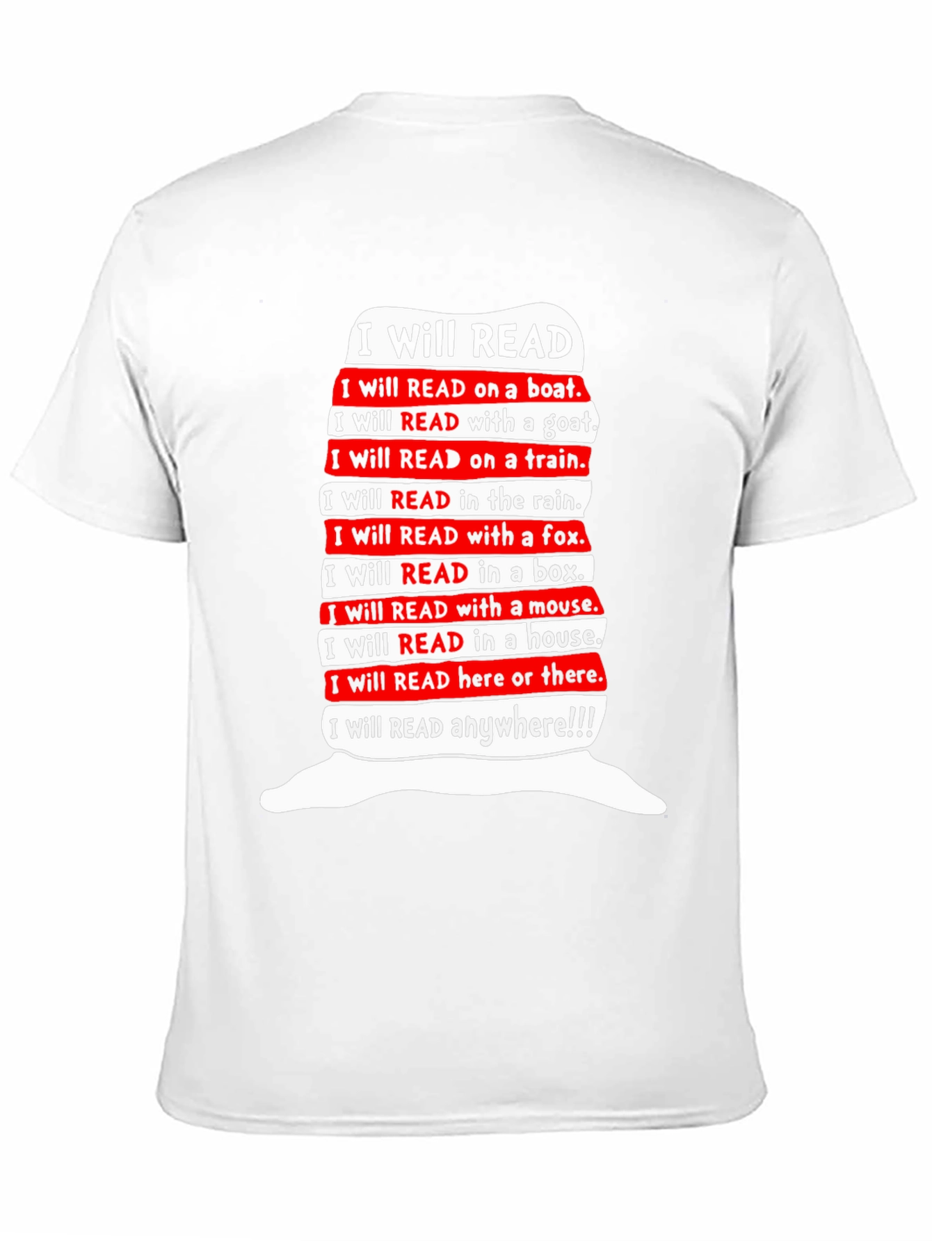 I Will Read T-Shirt - Dr. Seuss Inspired