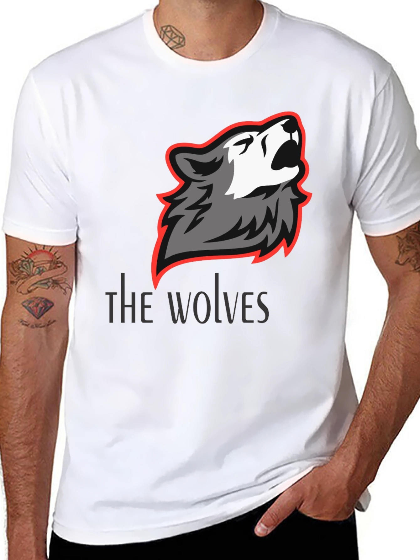 The Wolves Graphic Print T-Shirt