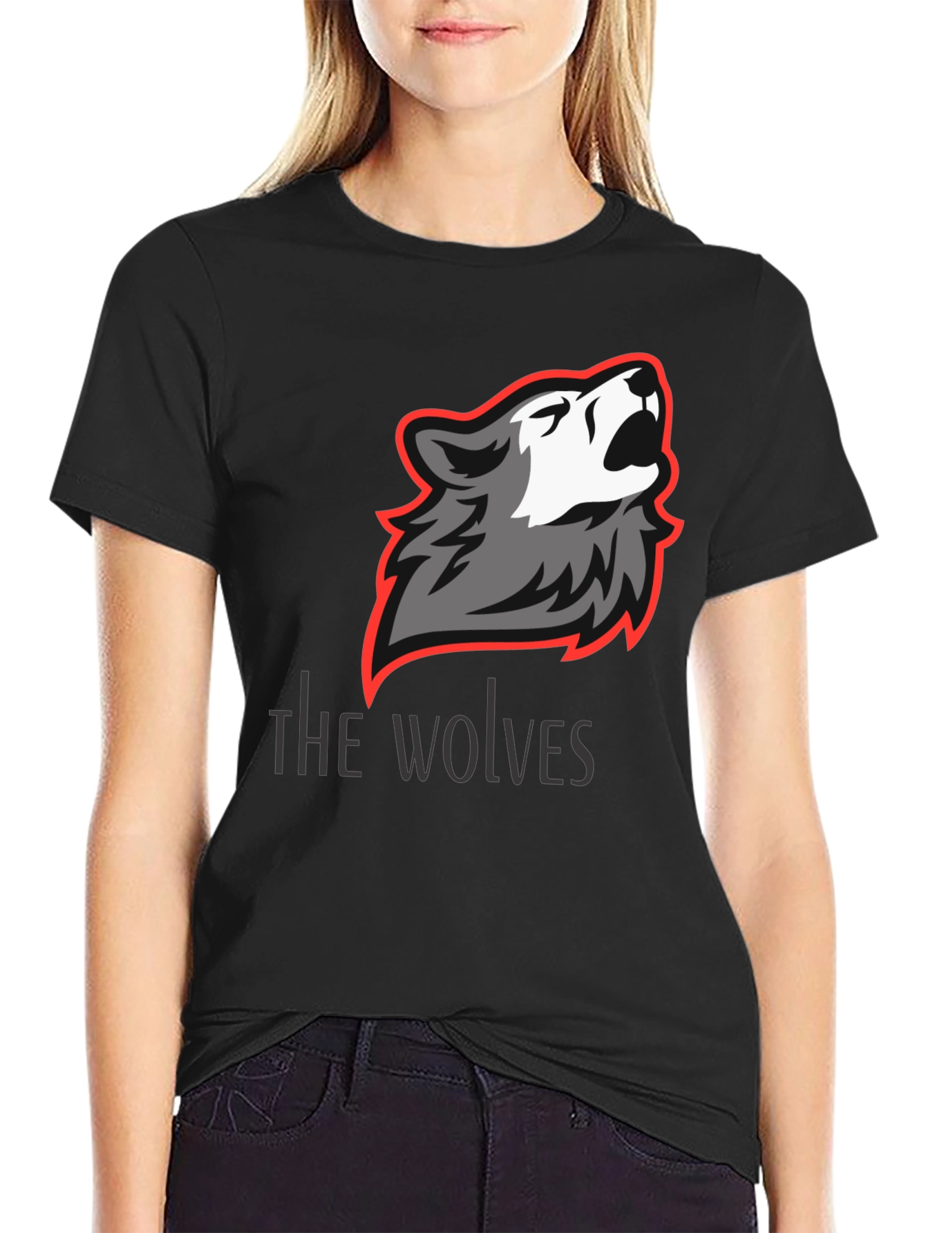 The Wolves Graphic Print T-Shirt