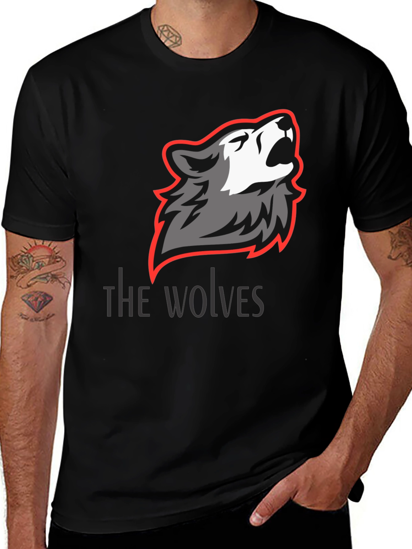 The Wolves Graphic Print T-Shirt