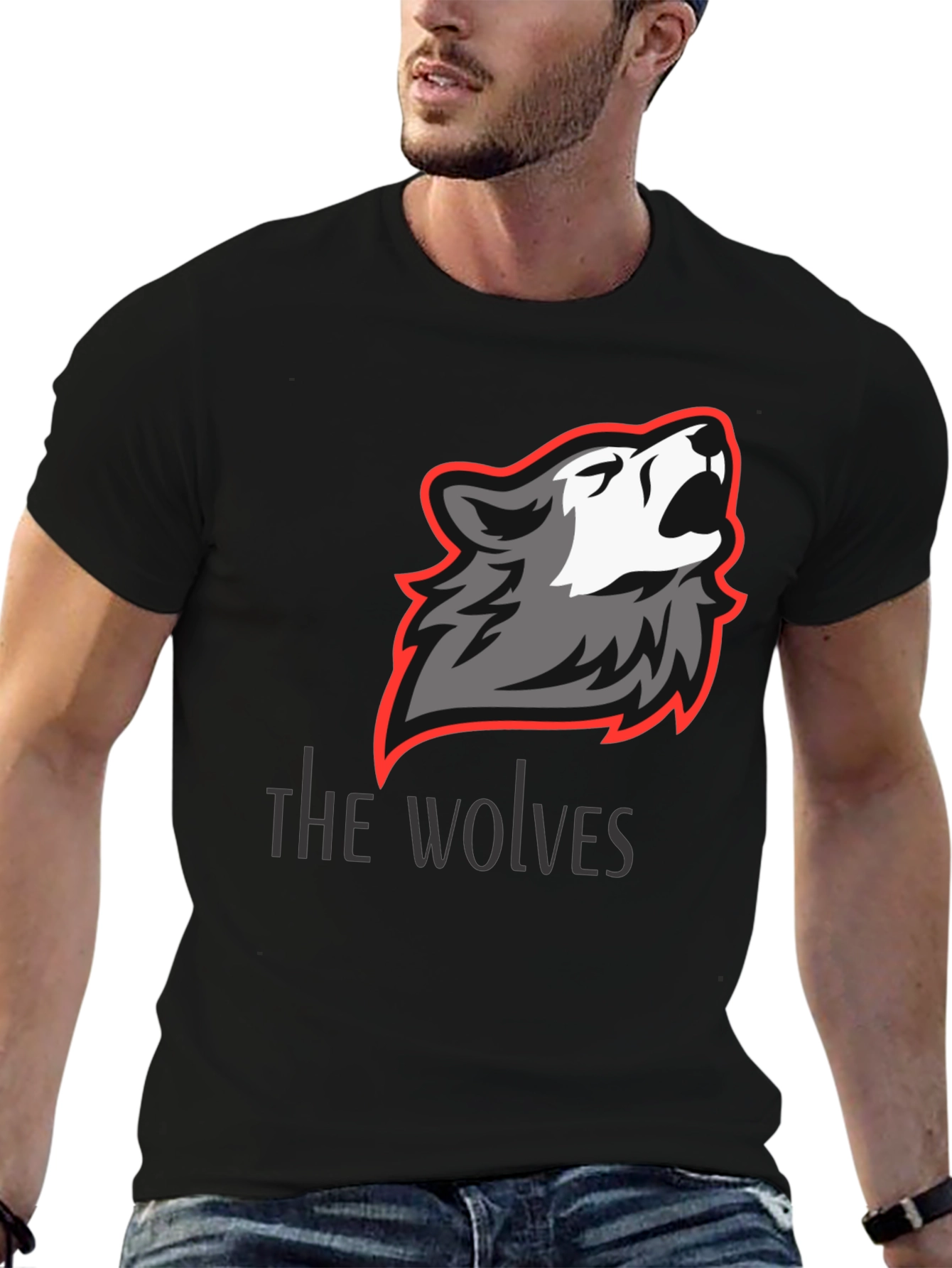The Wolves Graphic Print T-Shirt