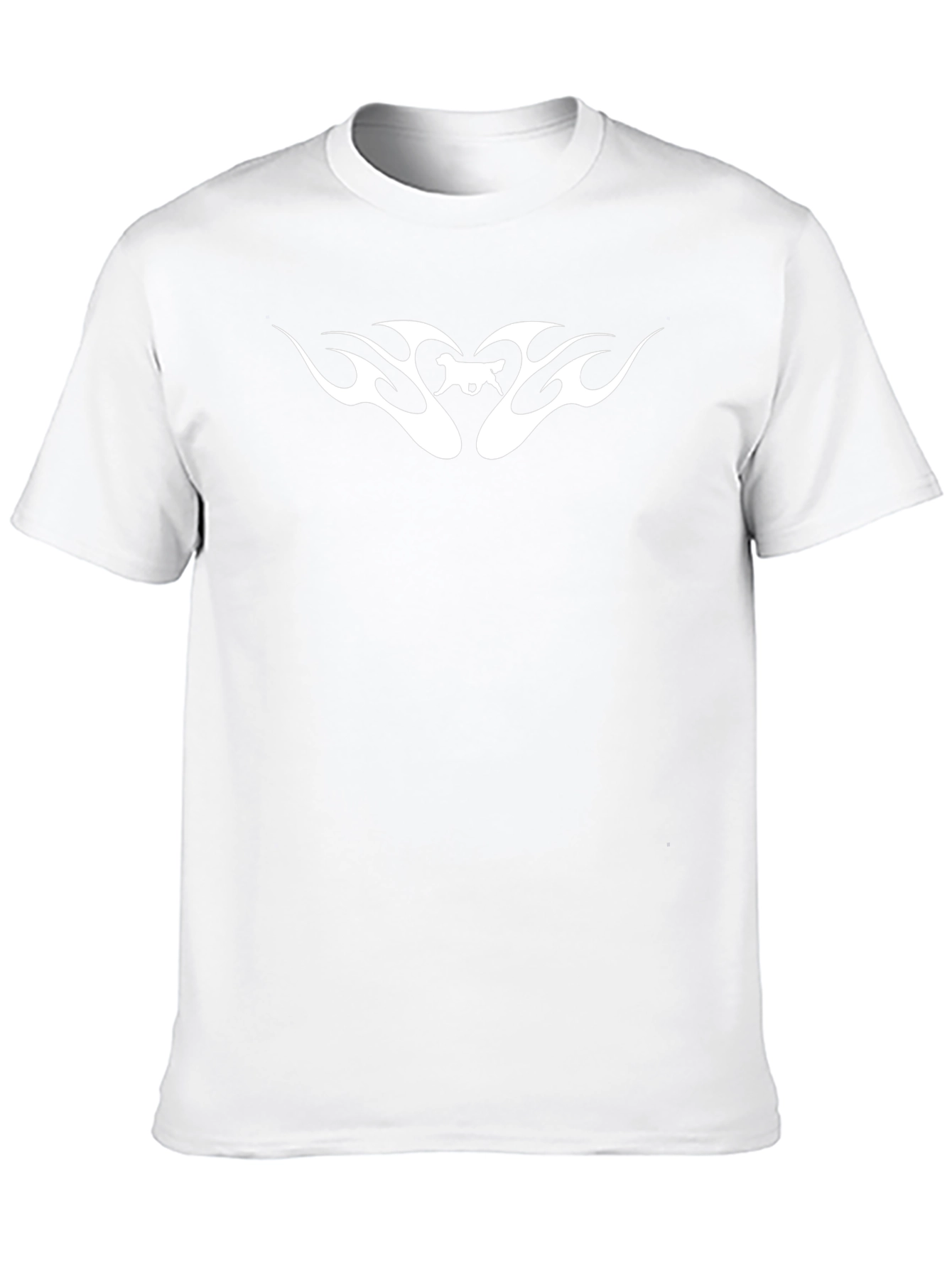 Cool Graphic Tee - Dog Lovers Flame Design