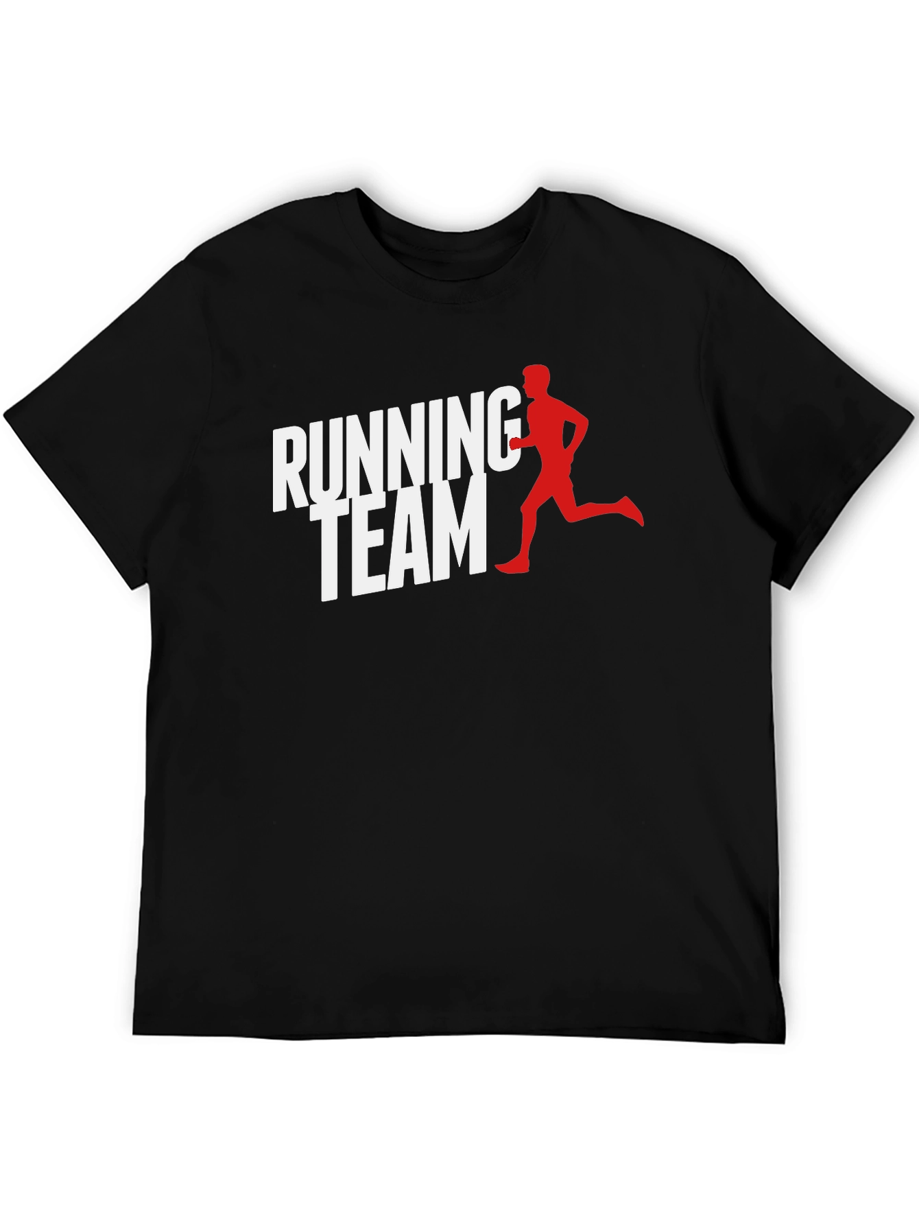 Running Team Graphic Tee - Black Casual Shirt