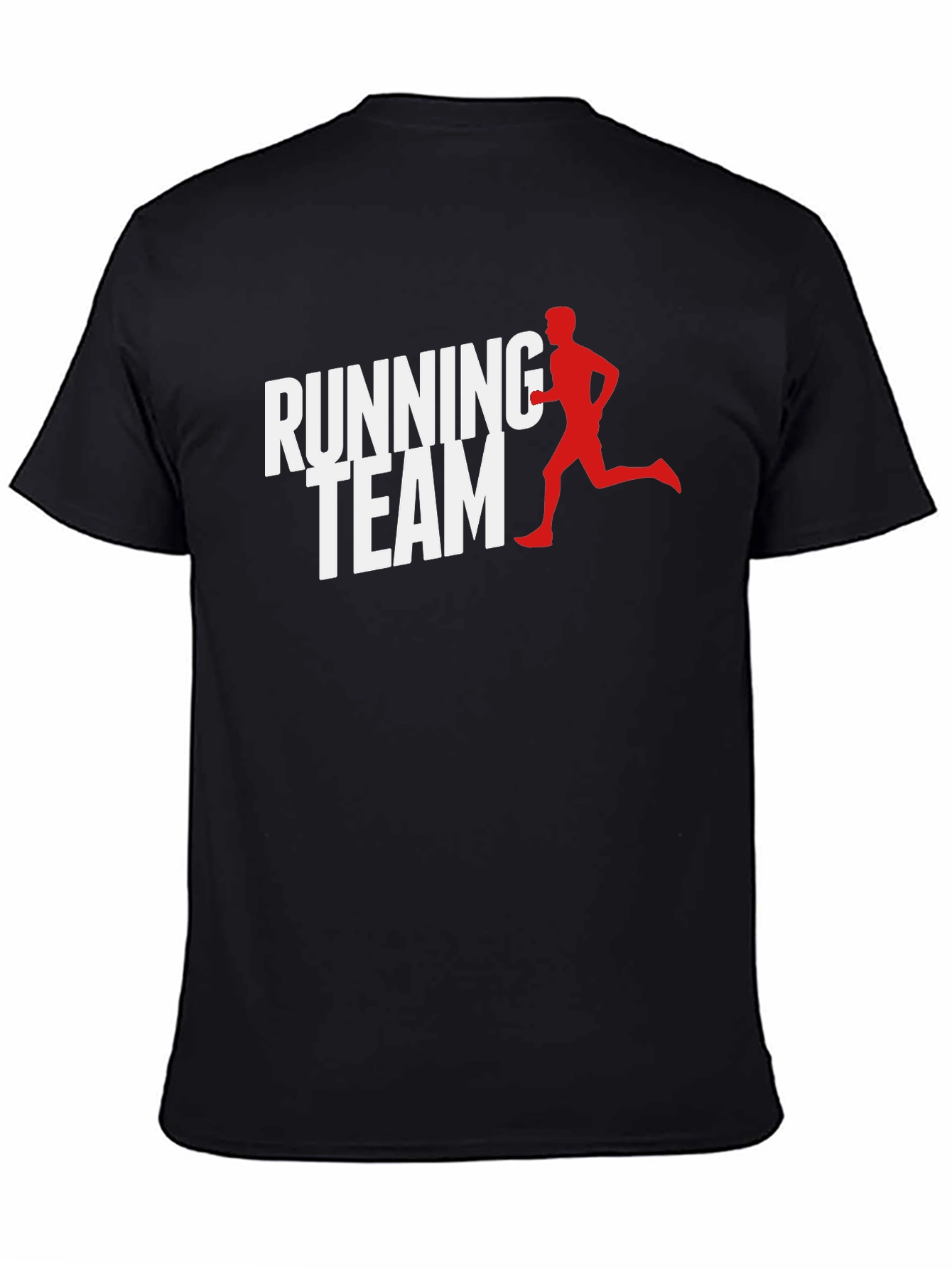 Running Team Graphic Tee - Black Casual Shirt