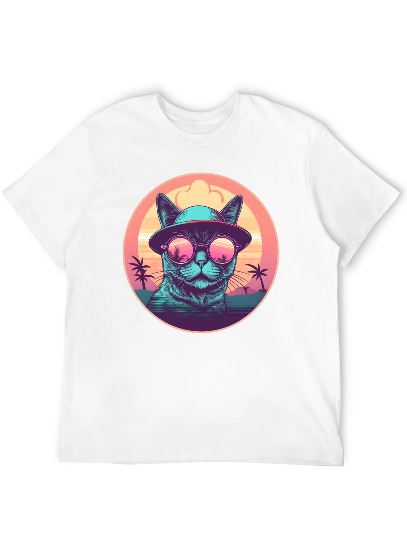 Cool Cat in Shades Graphic Tee