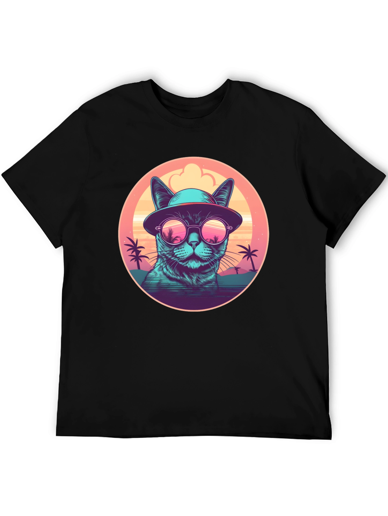Cool Cat in Shades Graphic Tee