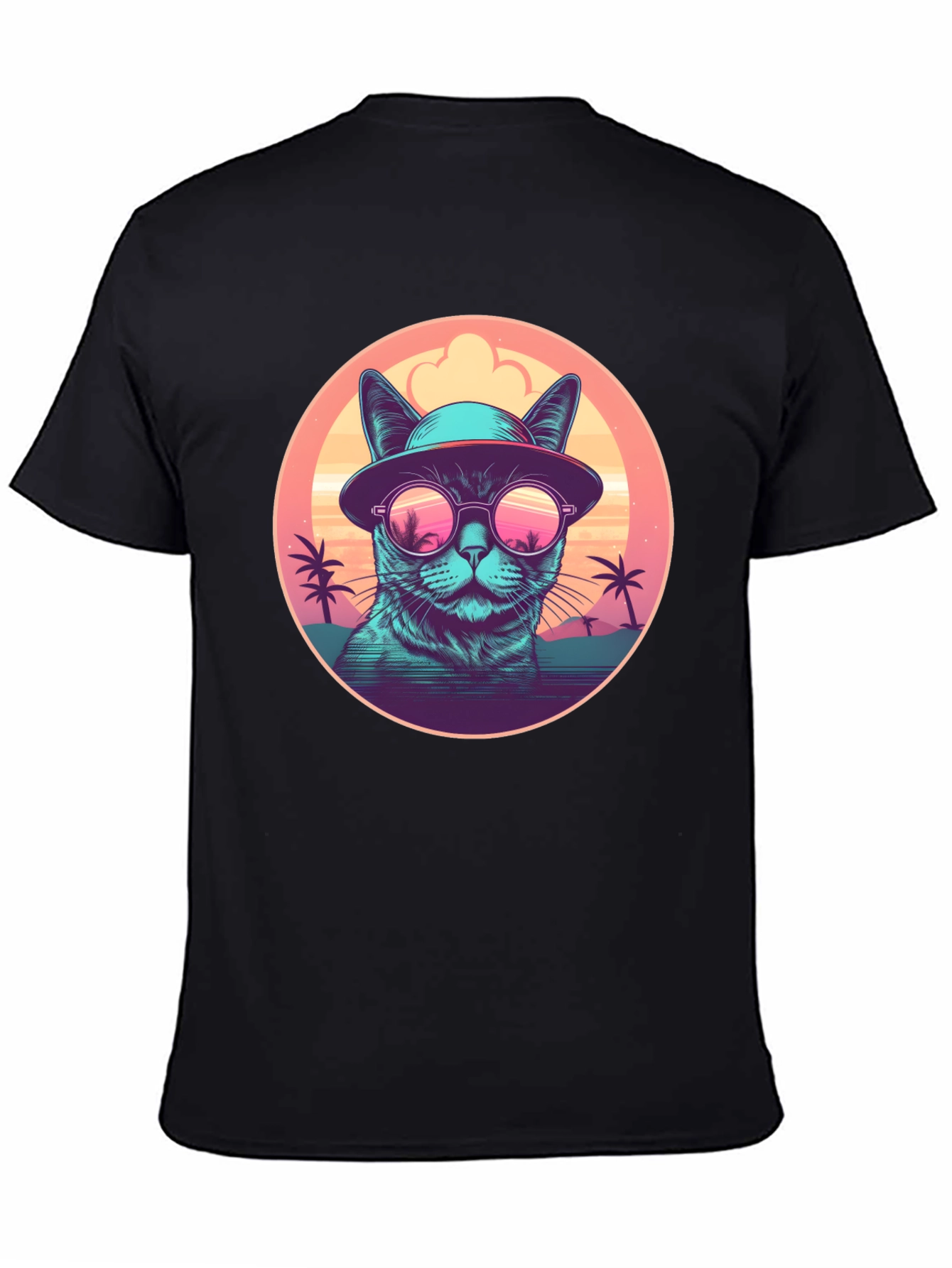 Cool Cat in Shades Graphic Tee