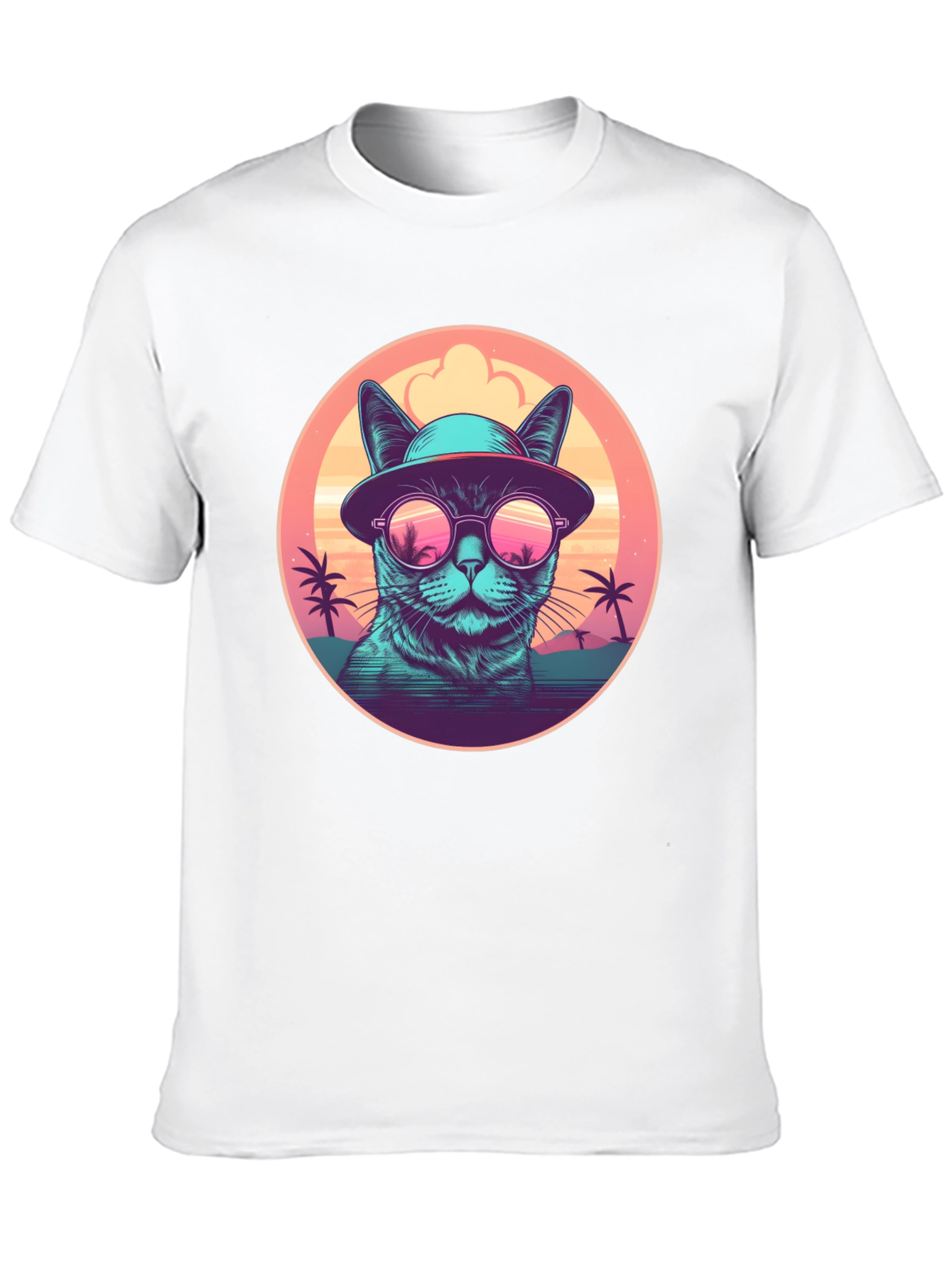Cool Cat in Shades Graphic Tee