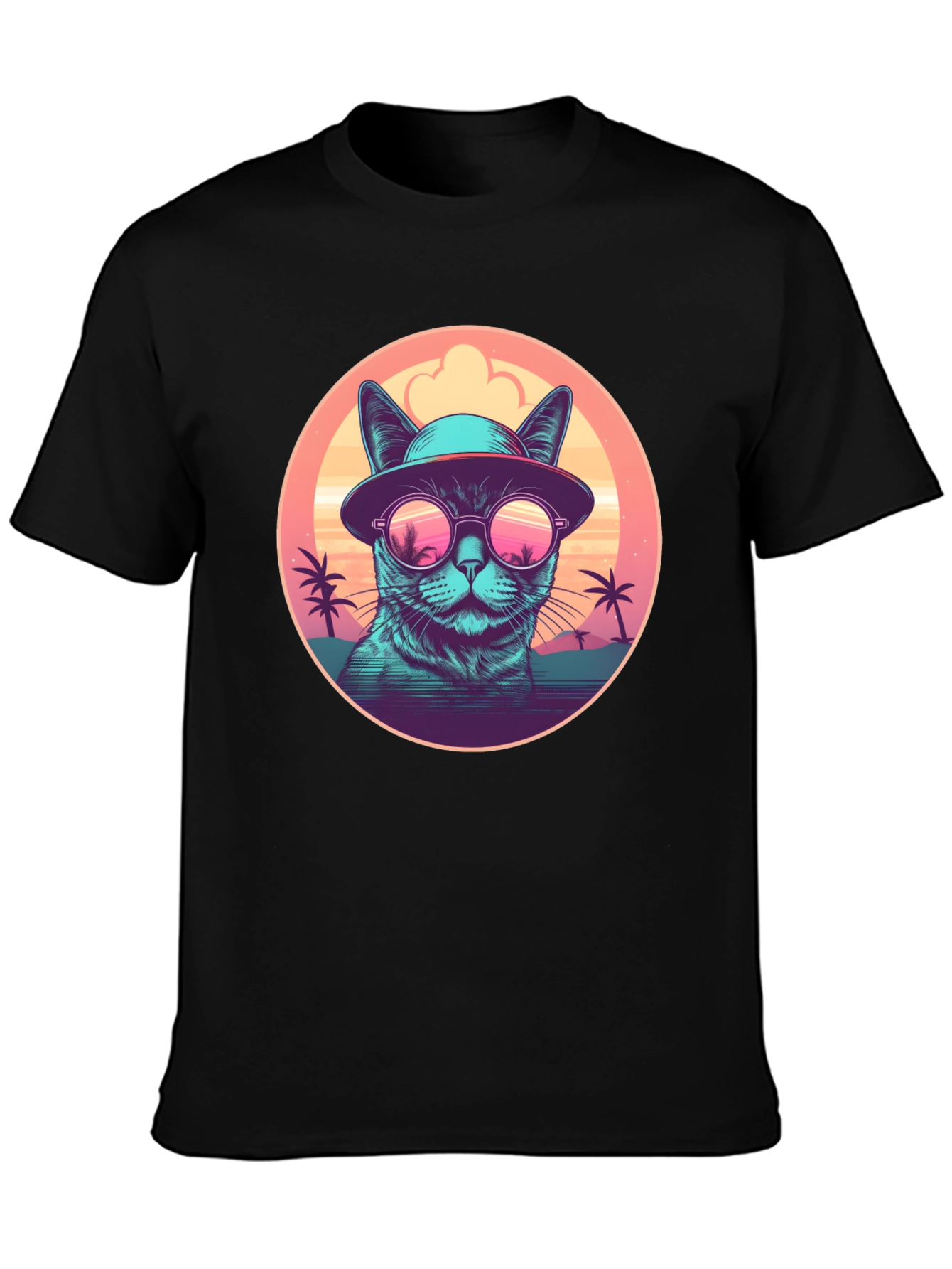 Cool Cat in Shades Graphic Tee