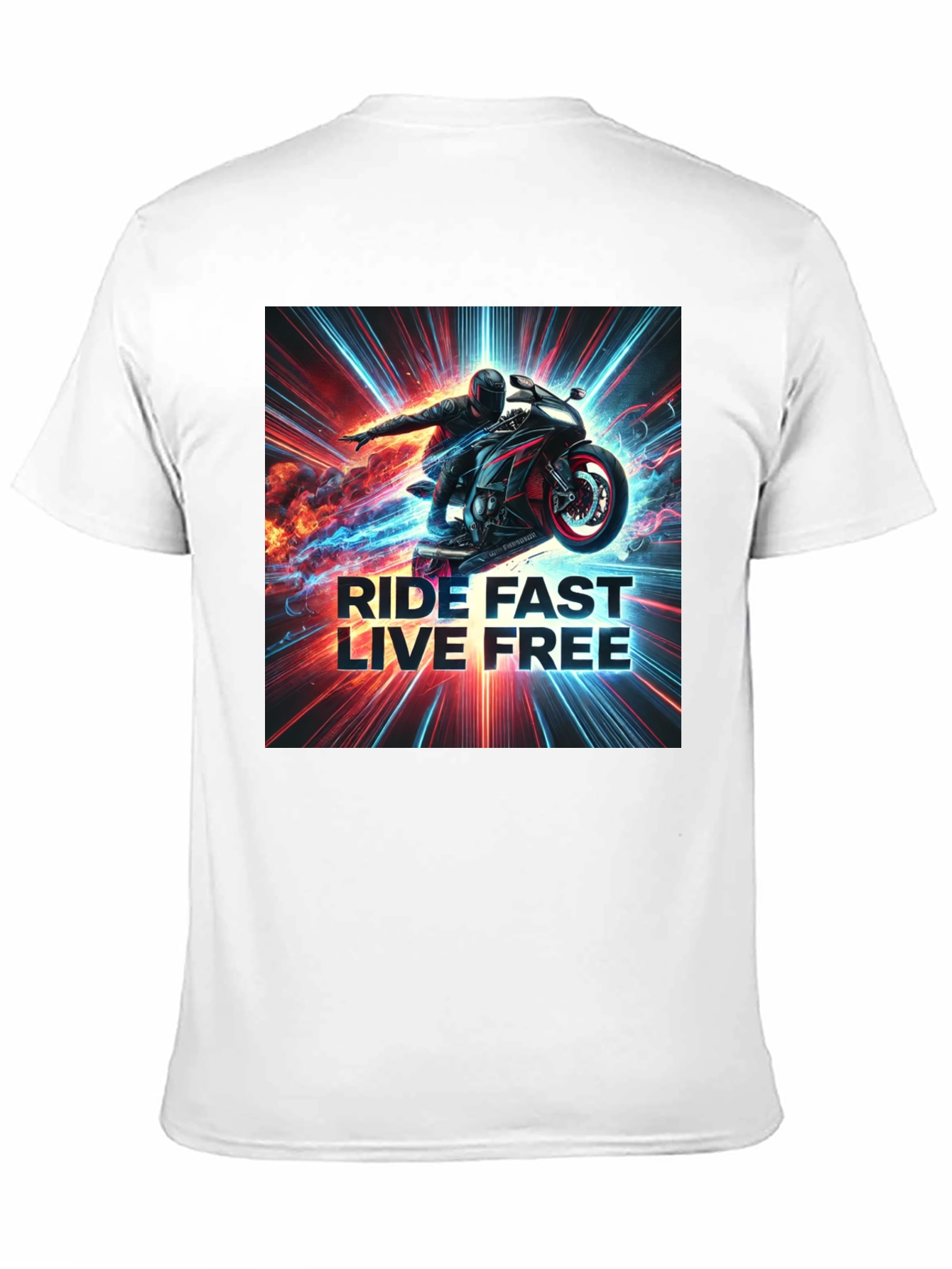 Ride Fast Live Free Graphic Tee