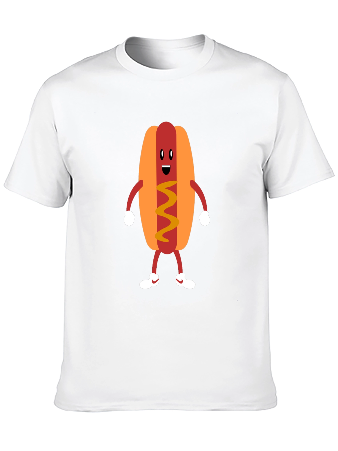 Funny Hot Dog Graphic Tee - Unisex Black T-Shirt