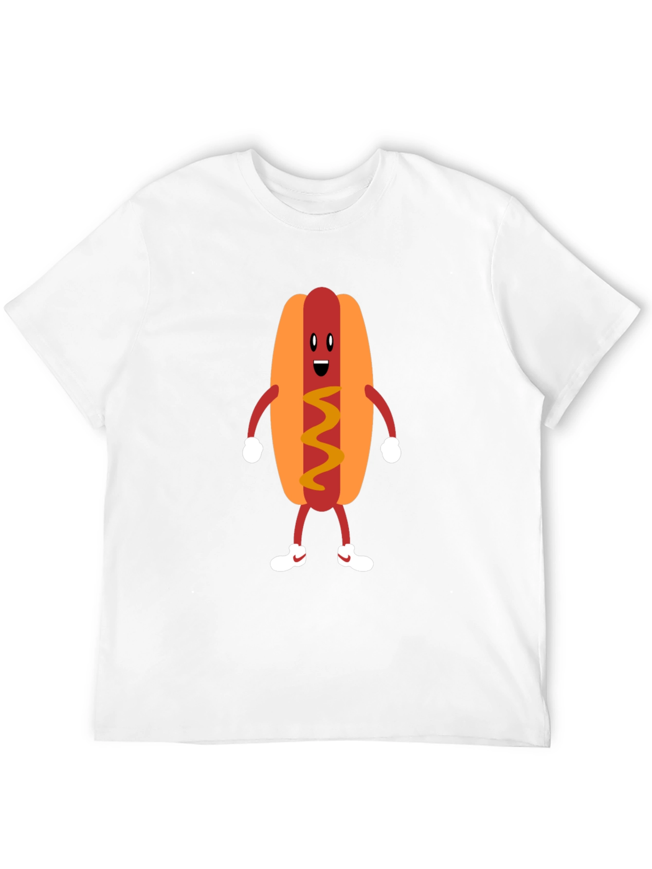 Funny Hot Dog Graphic Tee - Unisex Black T-Shirt
