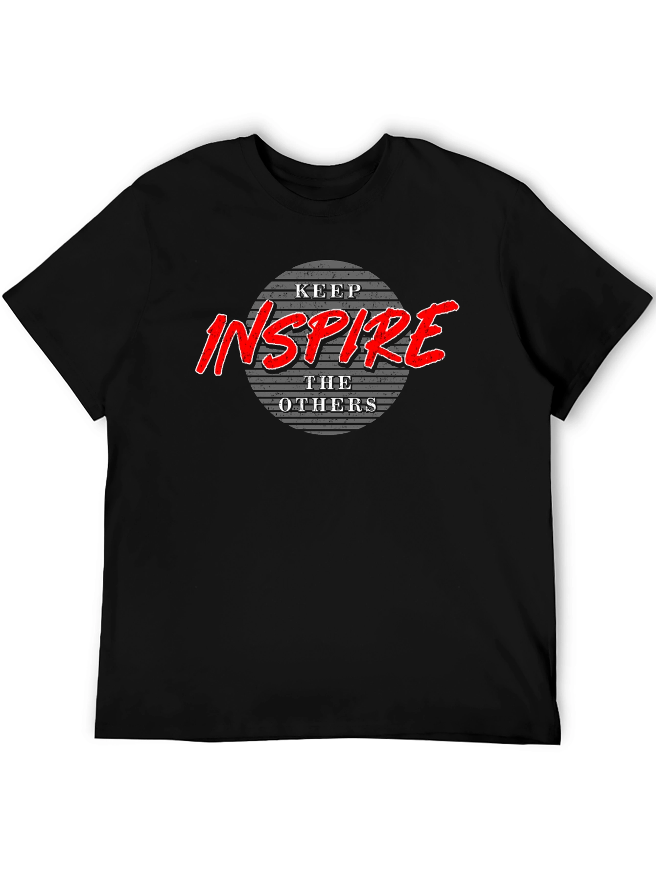 Keep Inspire Others Black Graphic Tee