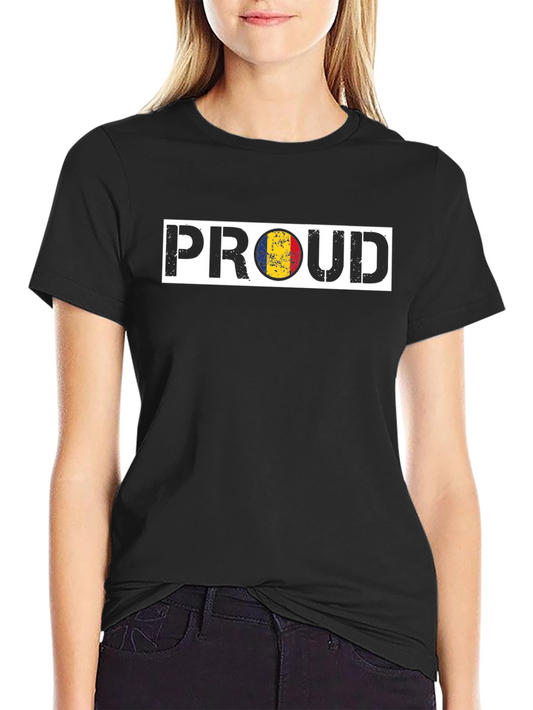 Proud Romania Flag Graphic T-Shirt