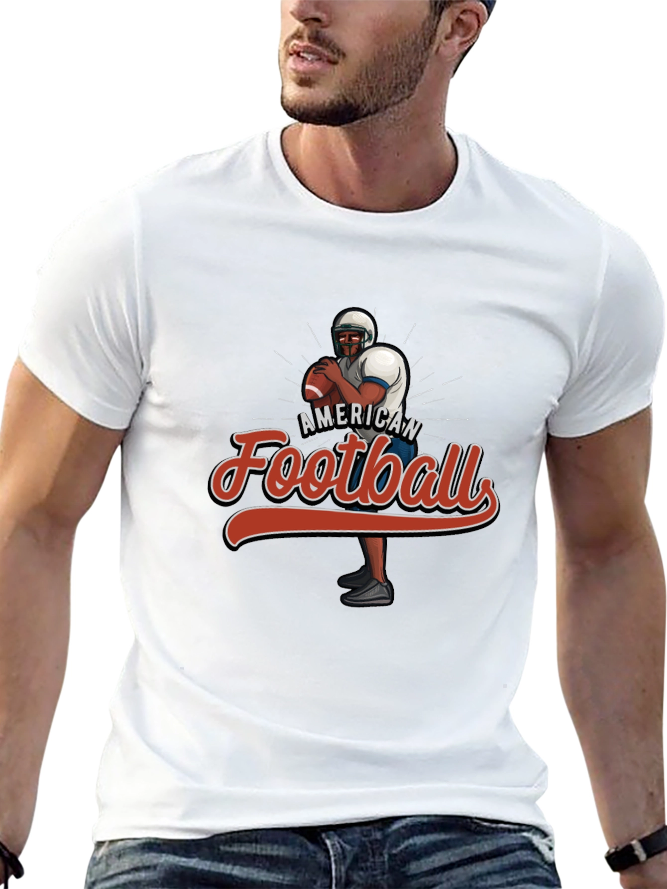American Football Graphic Tee
