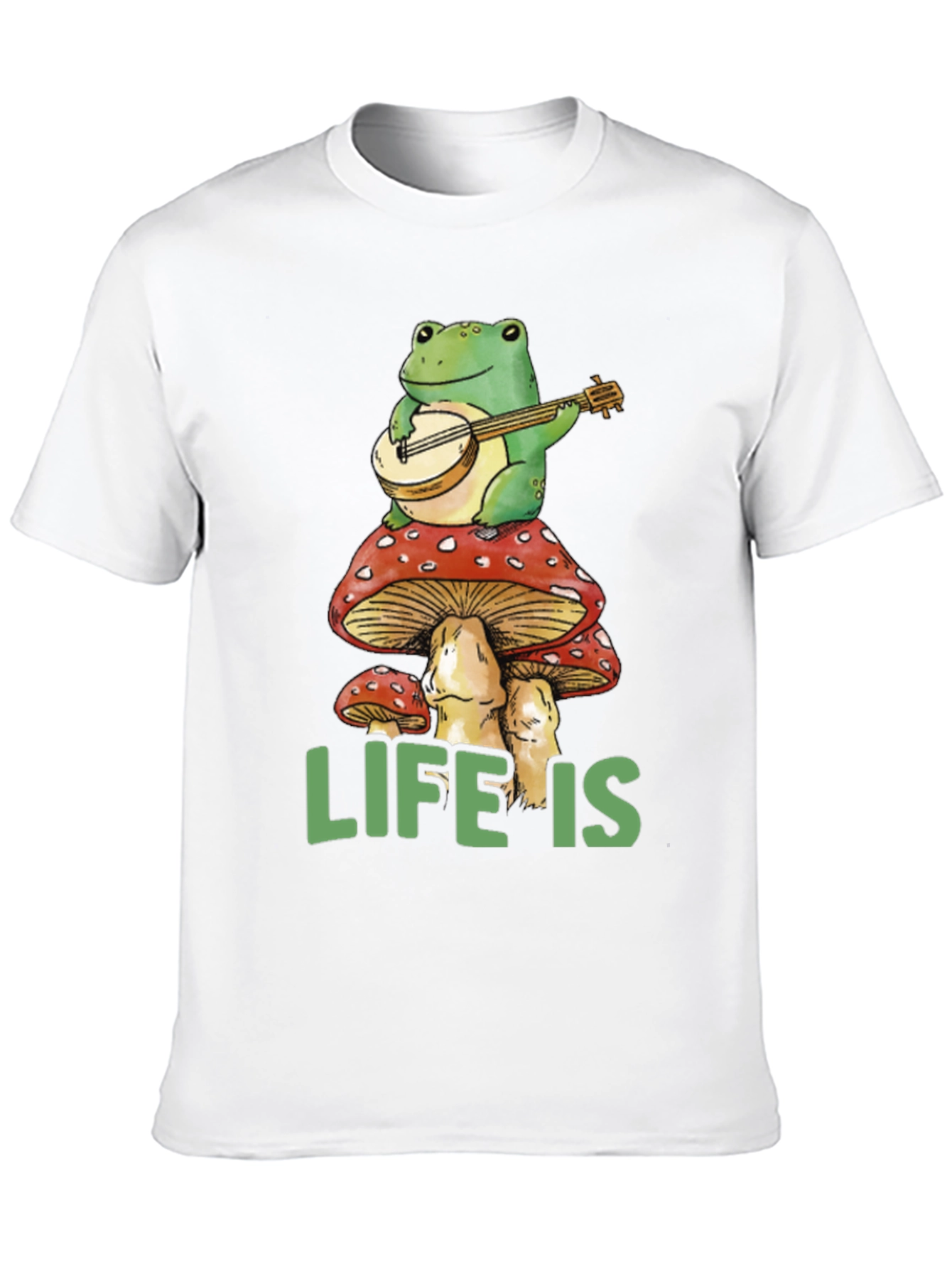 Frog Banjo Mushroom Life T-Shirt