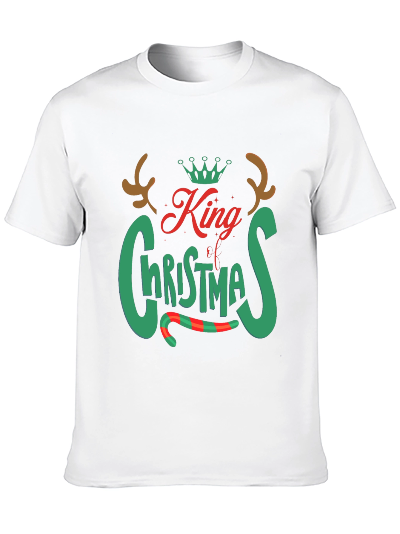 King of Christmas Graphic Tee - Holiday Apparel