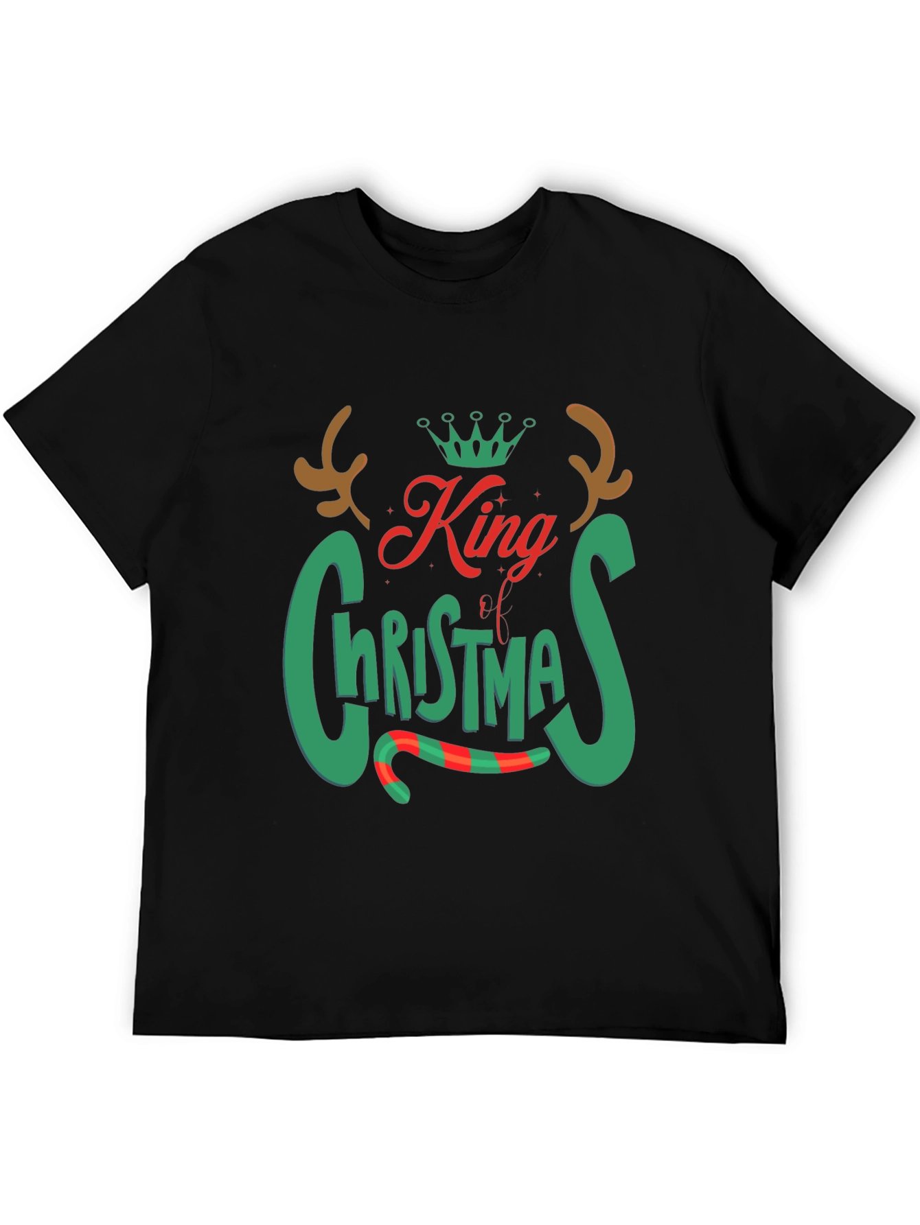 King of Christmas Graphic Tee - Holiday Apparel