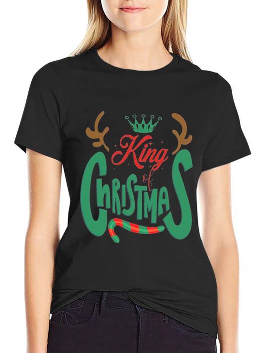 King of Christmas Graphic Tee - Holiday Apparel