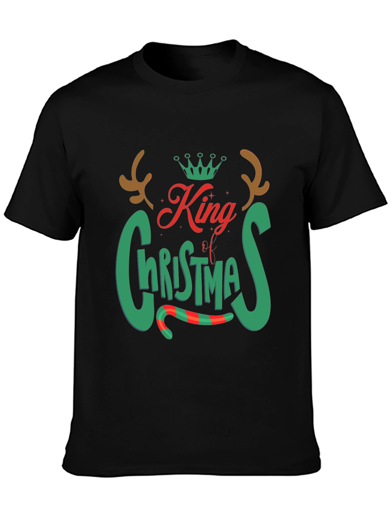 King of Christmas Graphic Tee - Holiday Apparel