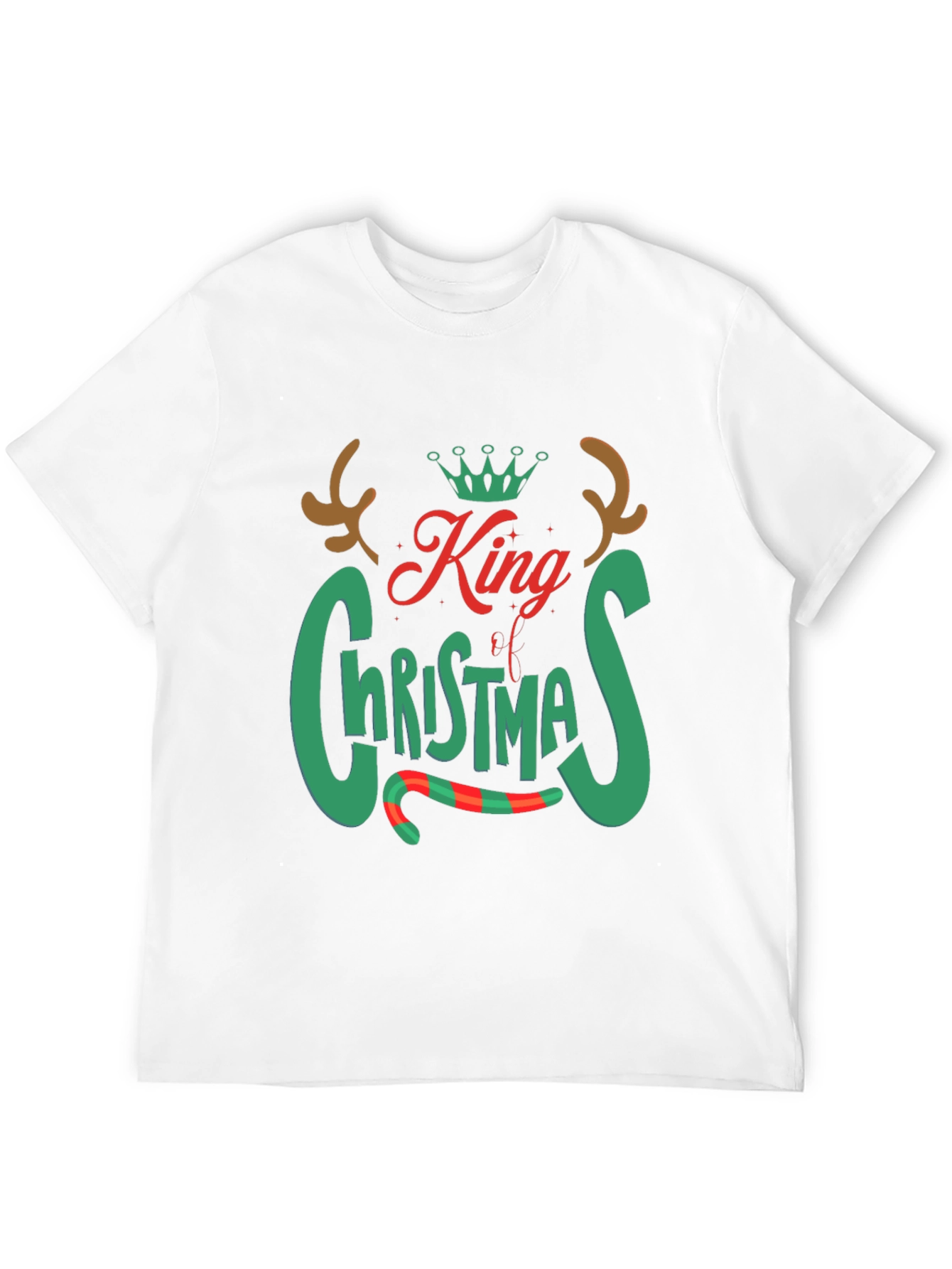 King of Christmas Graphic Tee - Holiday Apparel