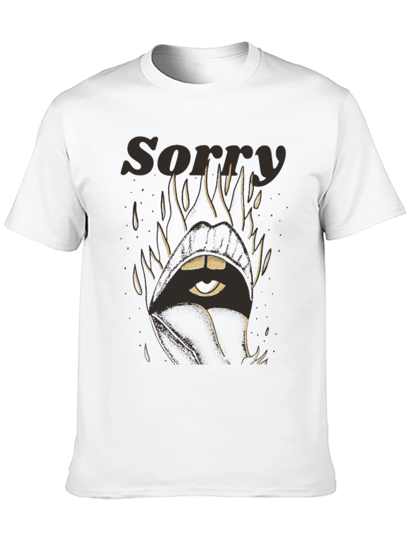 Sorry Eye Mouth Graphic Tee
