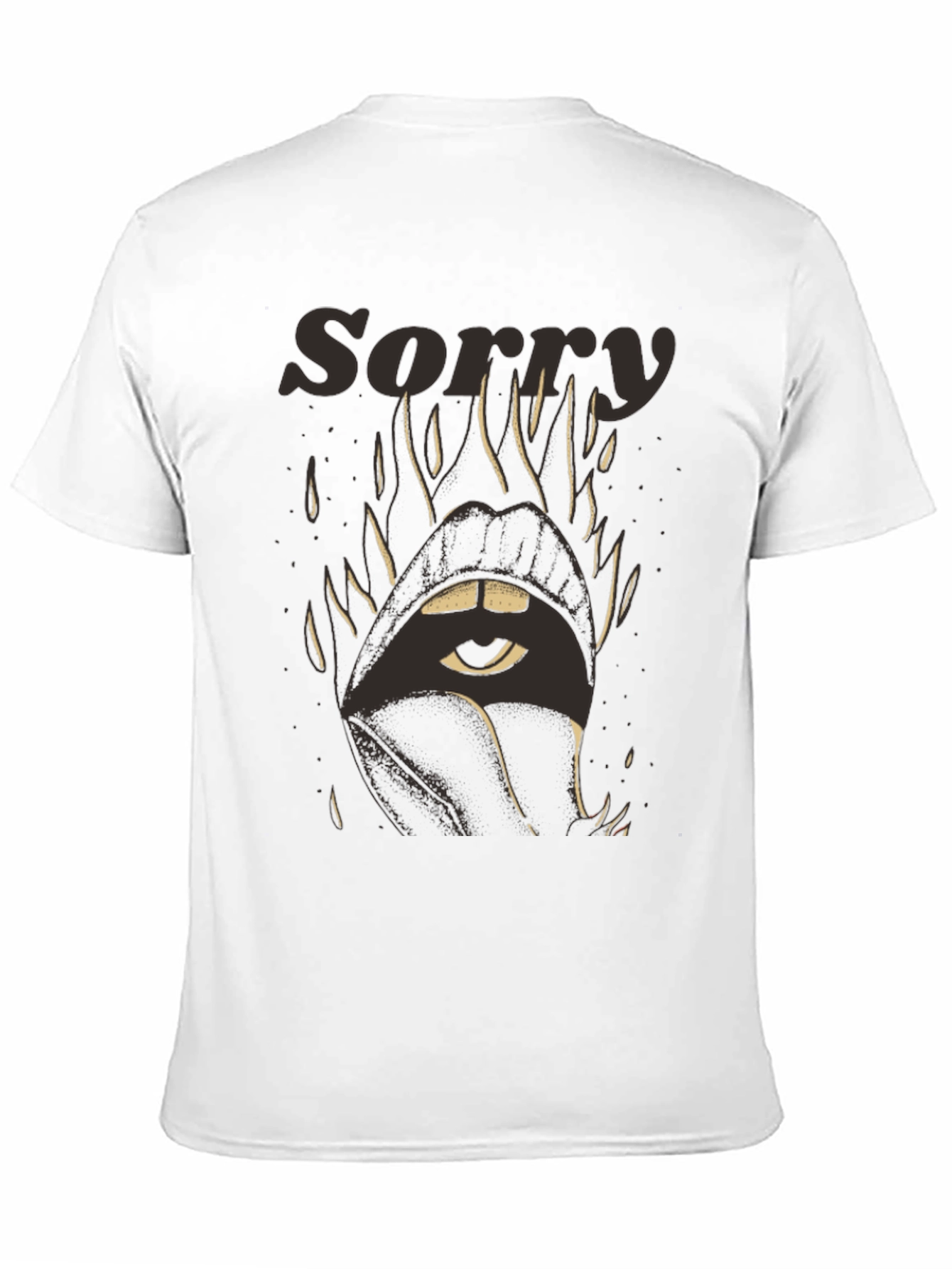 Sorry Eye Mouth Graphic Tee