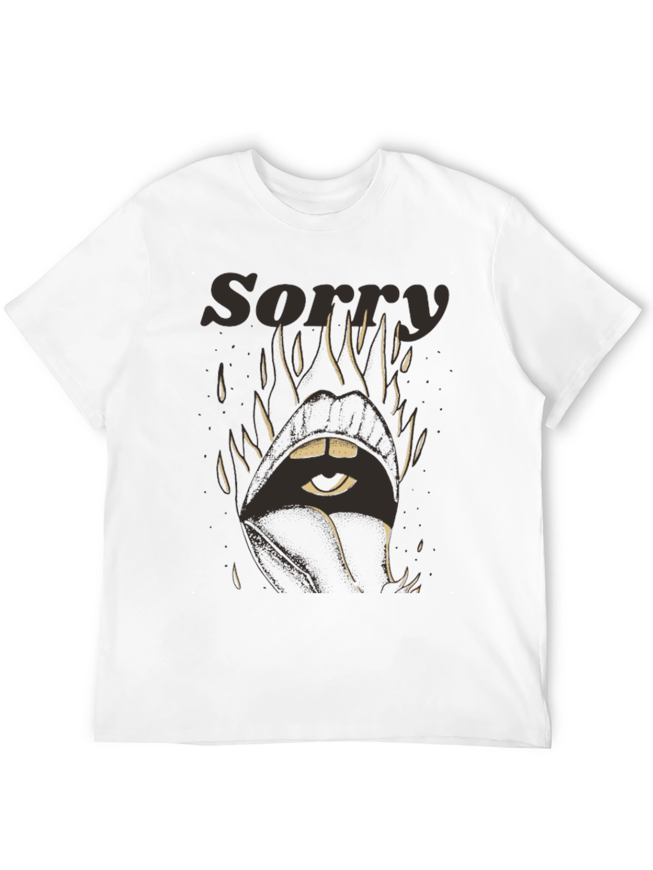 Sorry Eye Mouth Graphic Tee