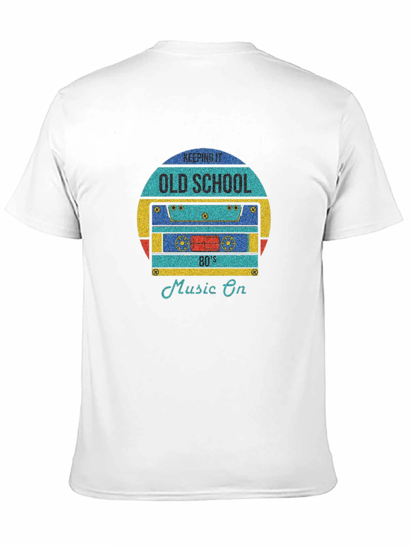 Retro 80s Cassette Tape Graphic T-Shirt