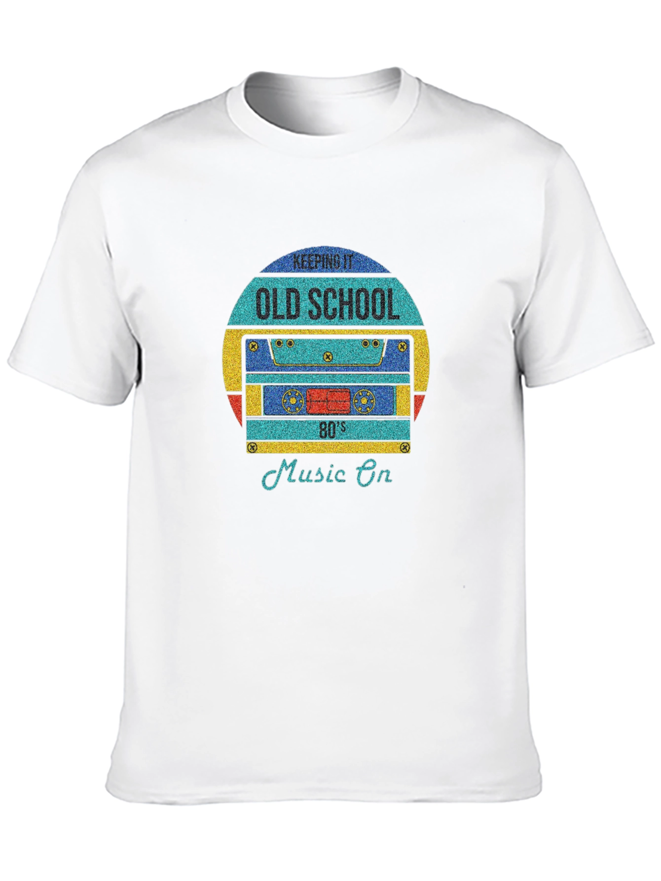 Retro 80s Cassette Tape Graphic T-Shirt